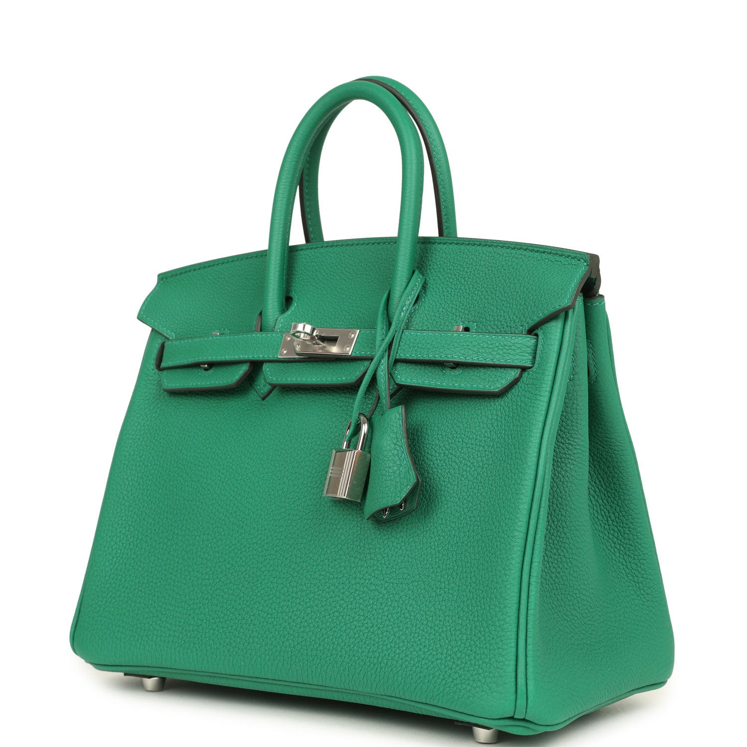Birkin 25 Vert Vertigo Togo Palladium Hardware Bag