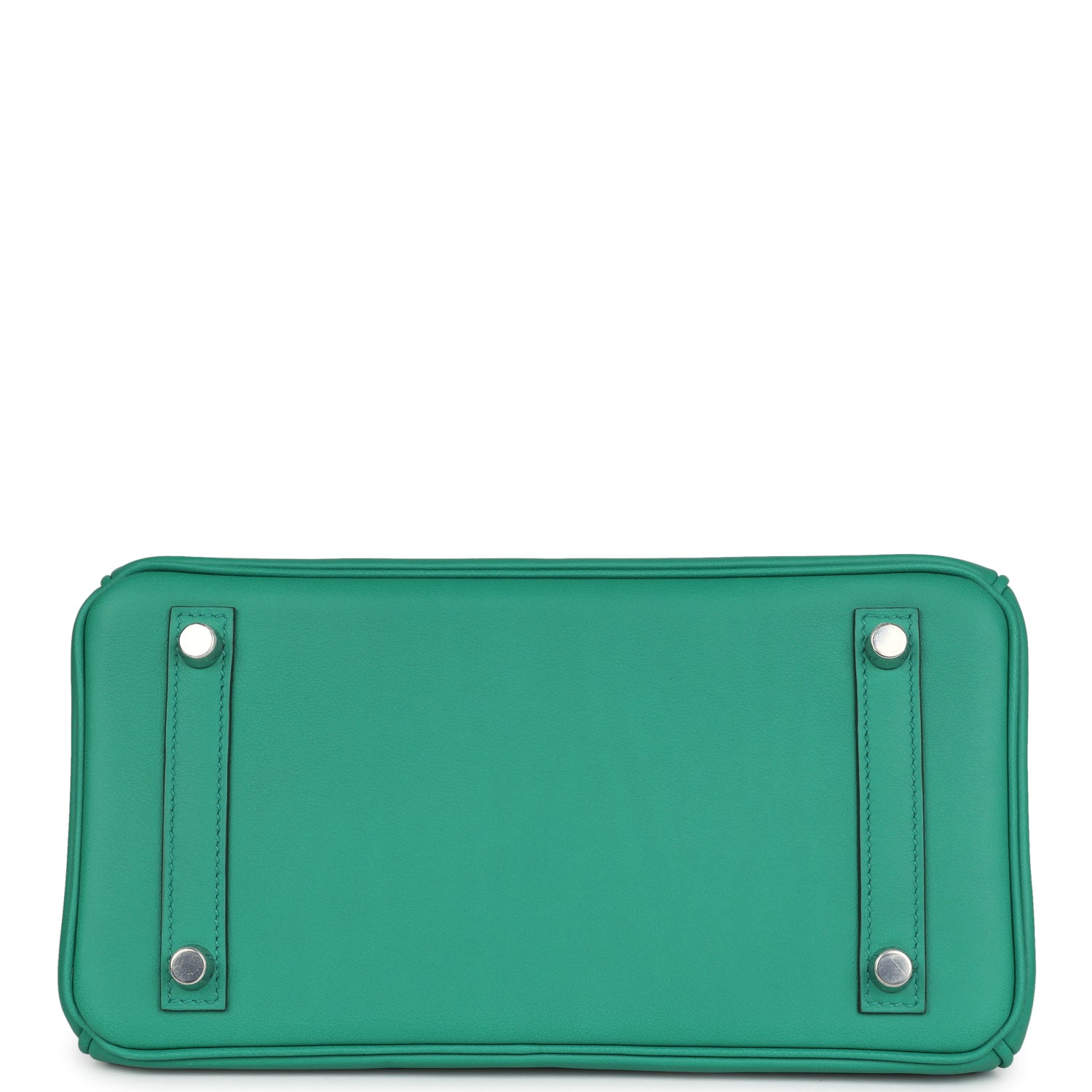 Birkin 25 Vert Vertigo Verso Swift Palladium Hardware Bag