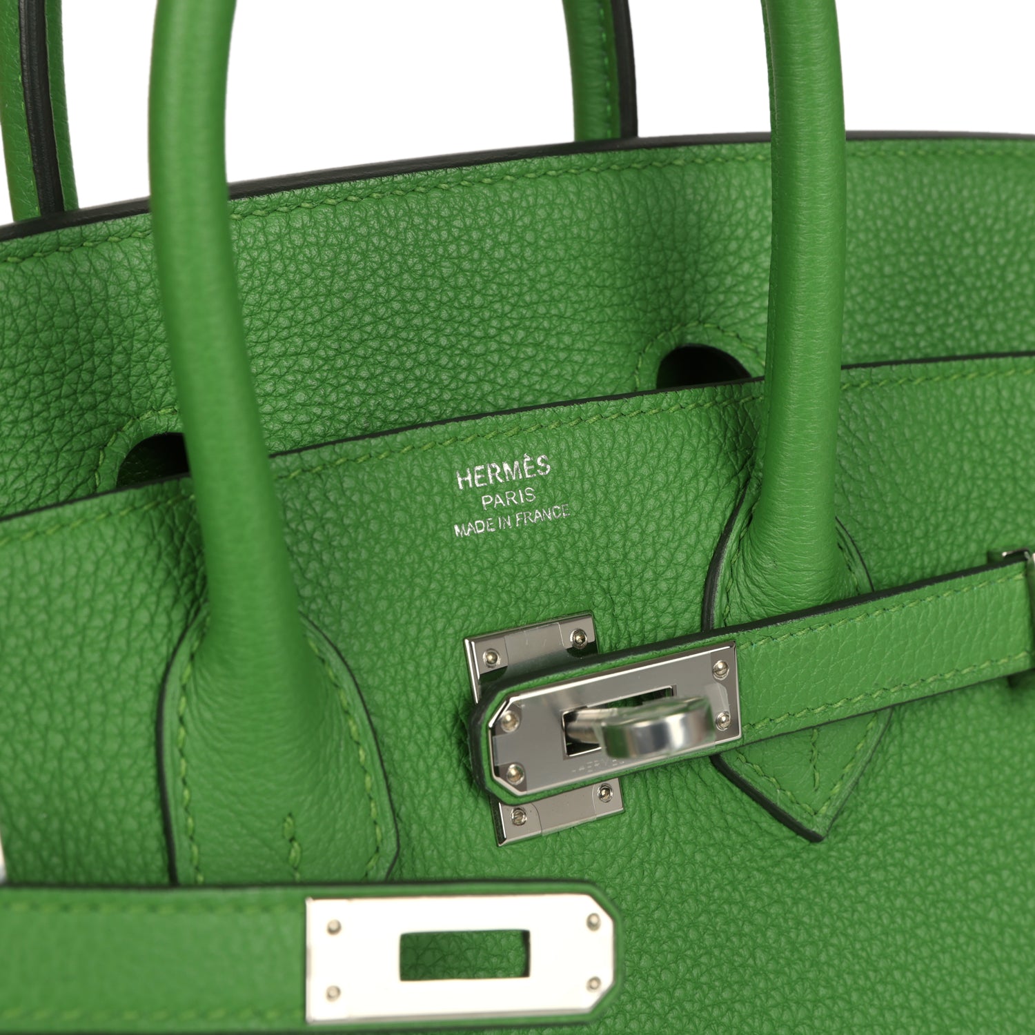 Birkin 25 Vert Yucca Togo Palladium Hardware Bag