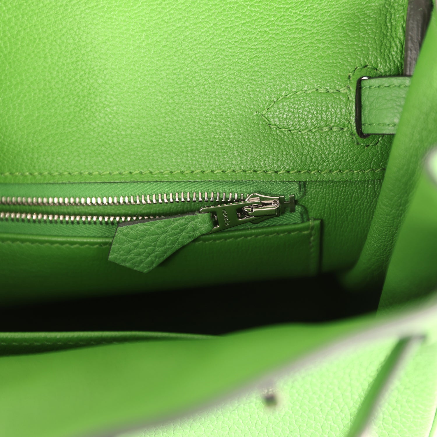 Birkin 25 Vert Yucca Togo Palladium Hardware Bag