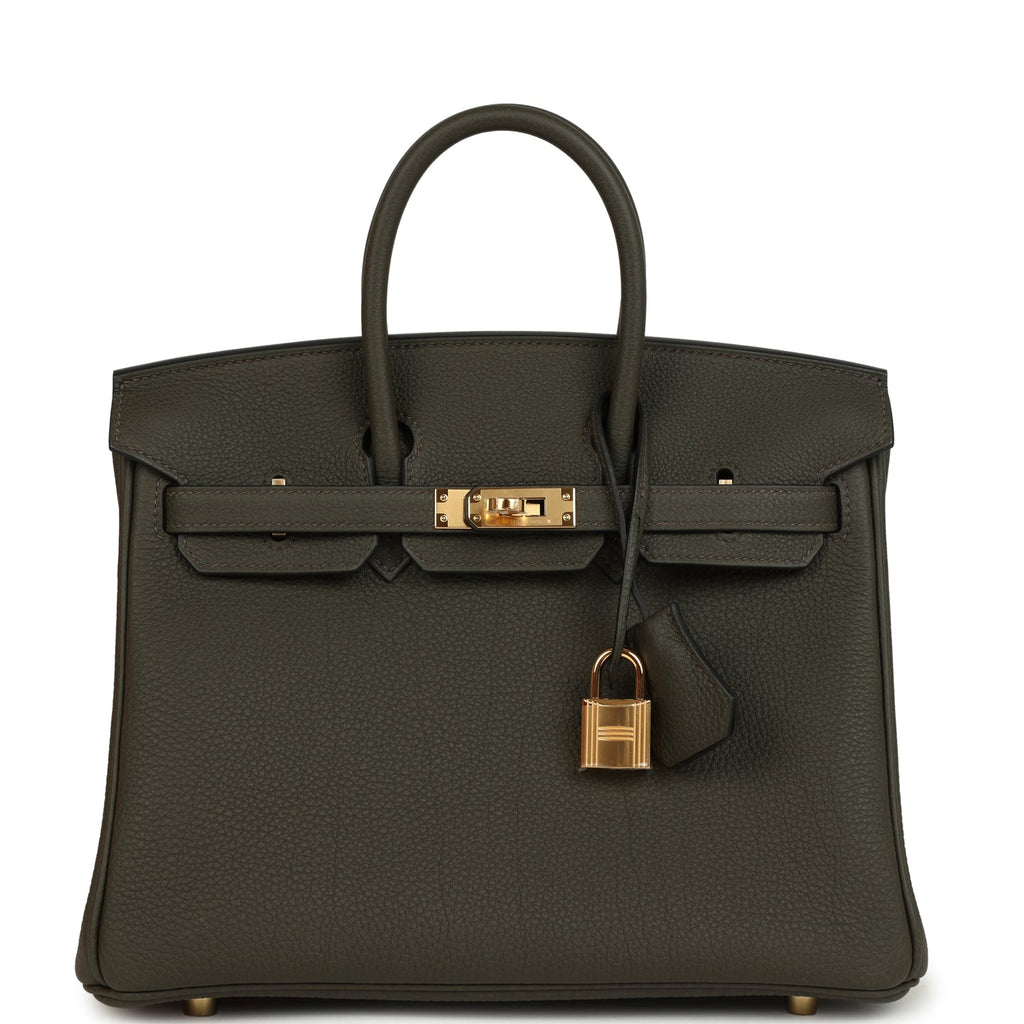 Birkin 25 Vert de Gris Togo Gold Hardware Bag