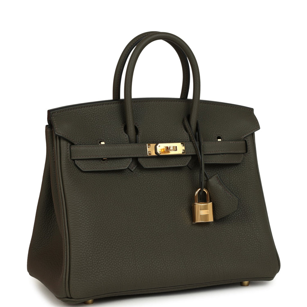 Birkin 25 Vert de Gris Togo Gold Hardware Bag