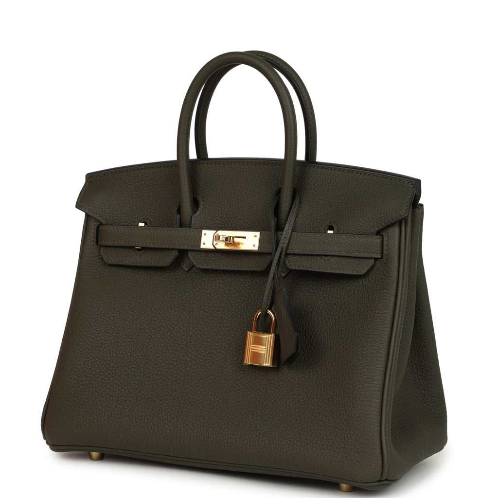 Birkin 25 Vert de Gris Togo Gold Hardware Bag