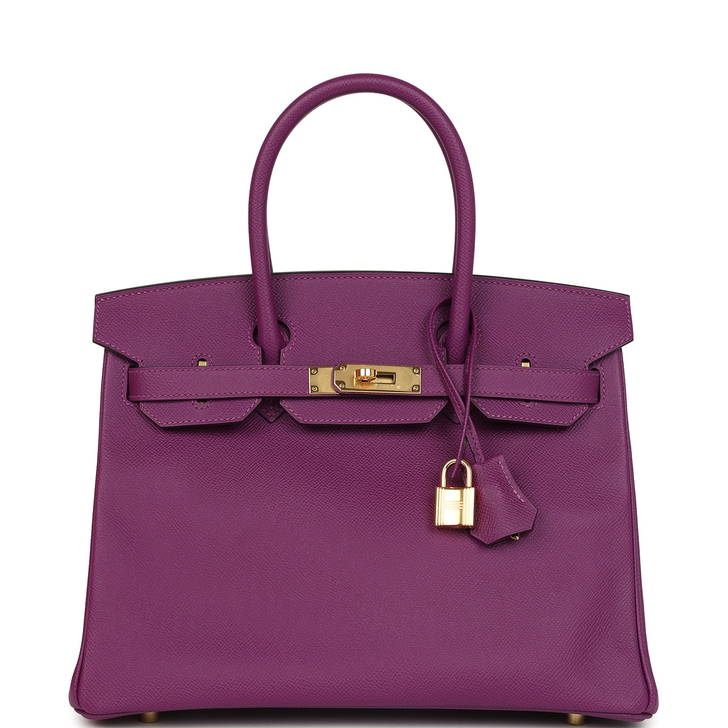Birkin 30 Anemone Epsom Gold Hardware Bag