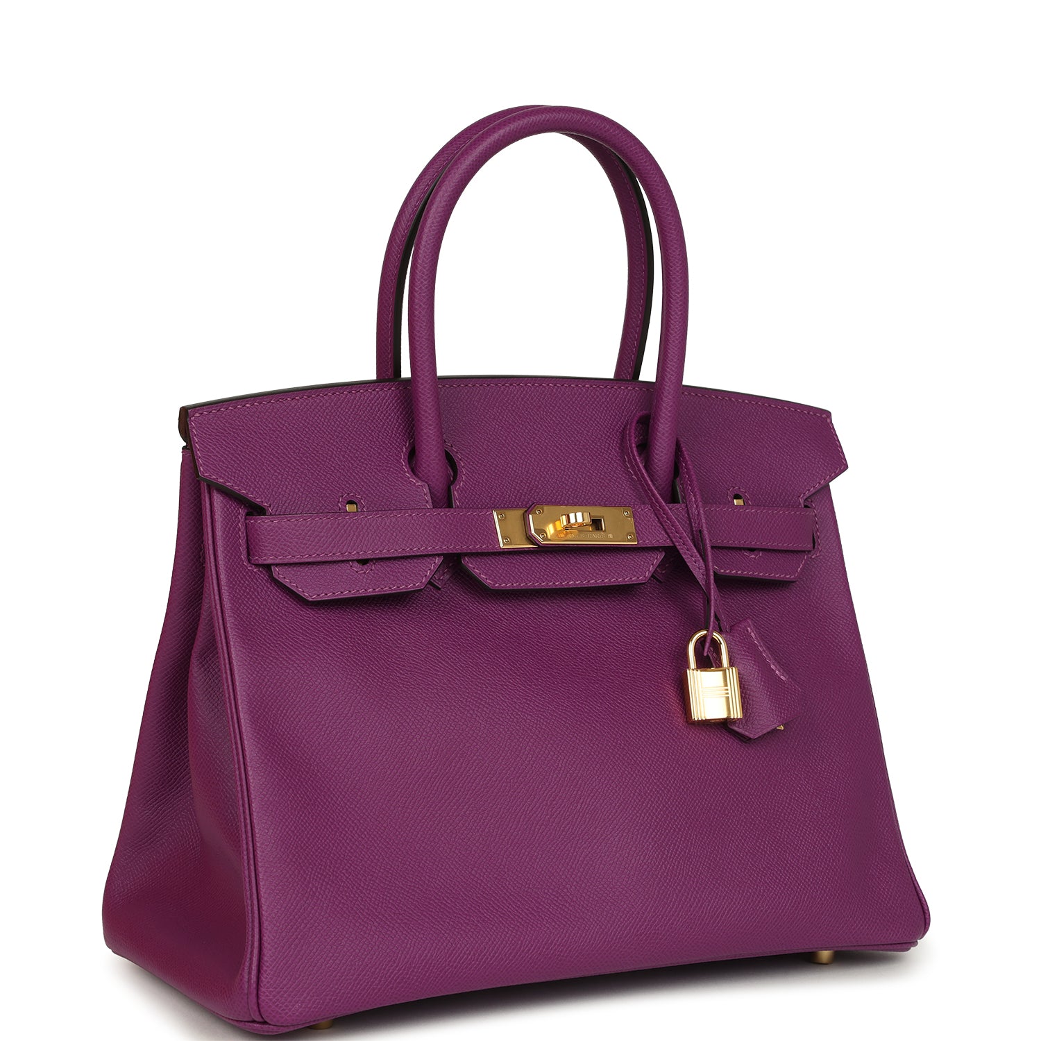 Birkin 30 Anemone Epsom Gold Hardware Bag
