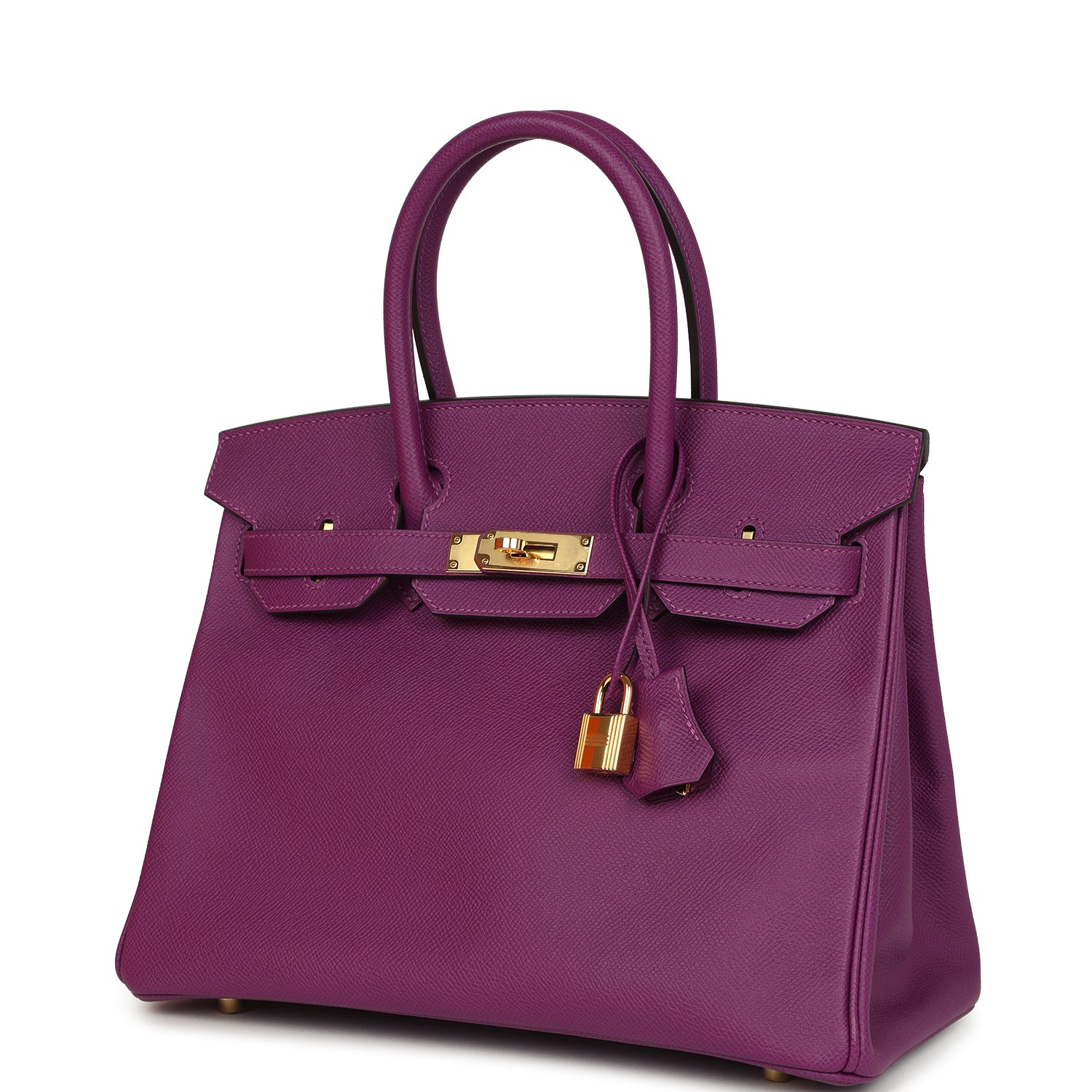 Birkin 30 Anemone Epsom Gold Hardware Bag