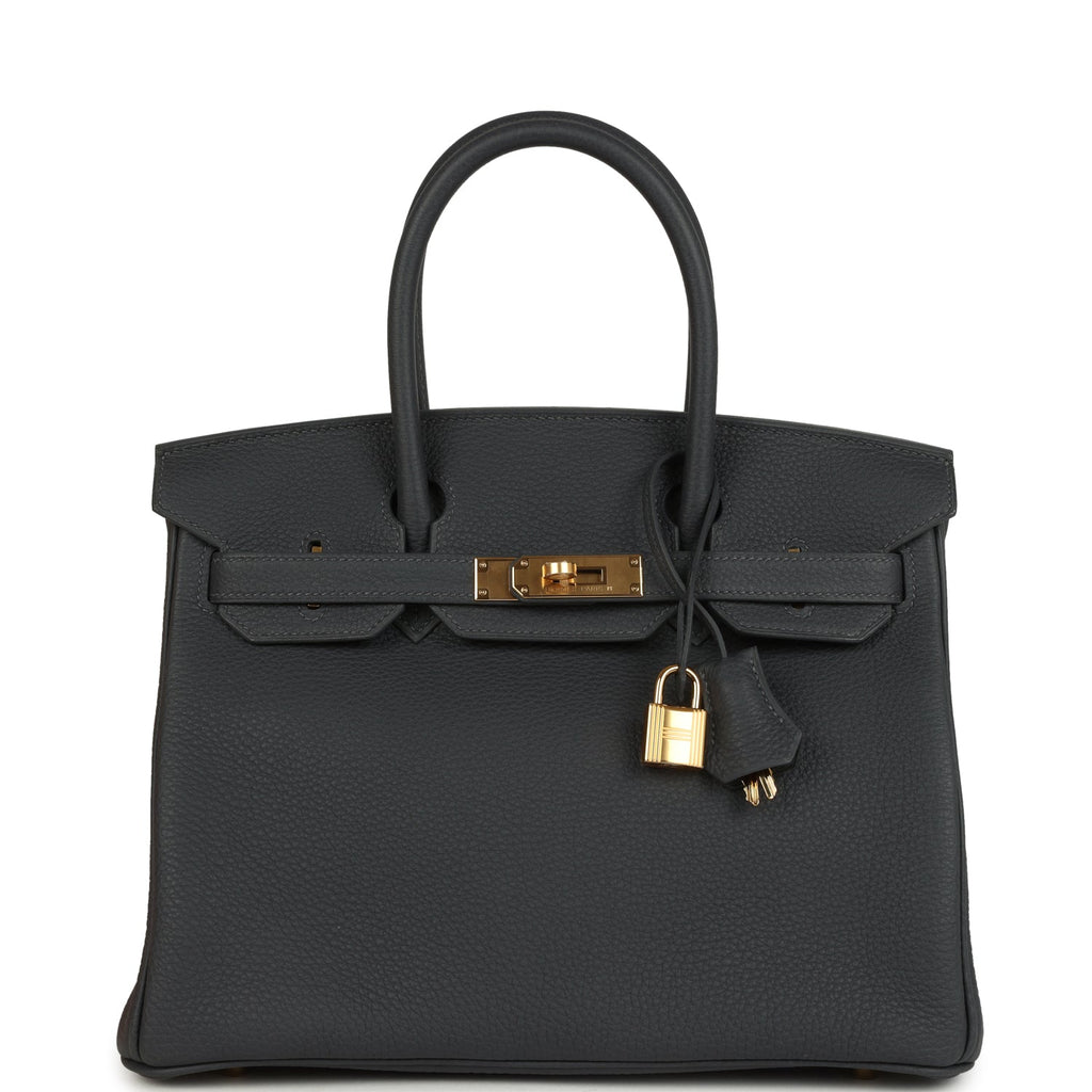 Birkin 30 Ardoise Togo Gold Hardware Bag