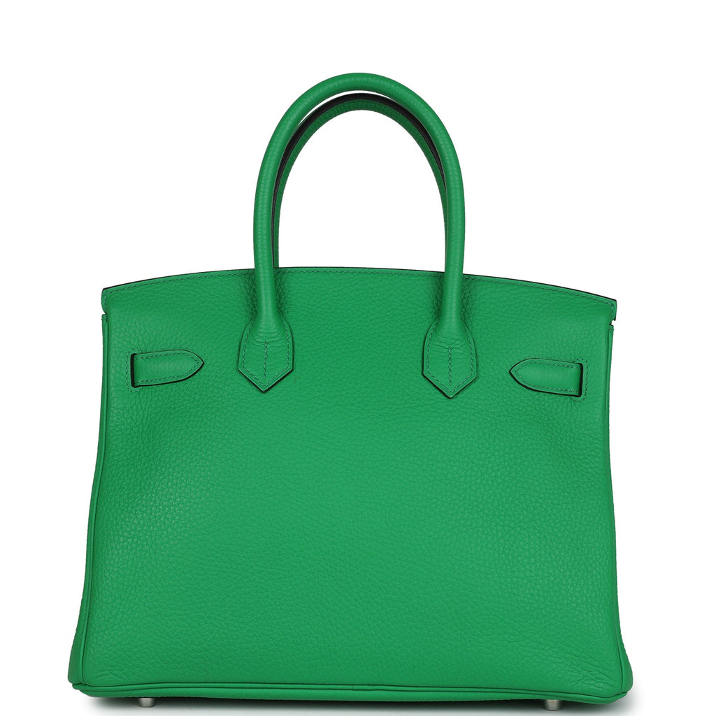 Birkin 30 Bambou Clemence Palladium Hardware Bag