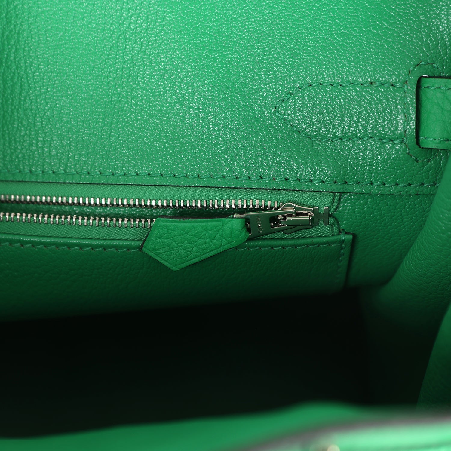 Birkin 30 Bambou Clemence Palladium Hardware Bag