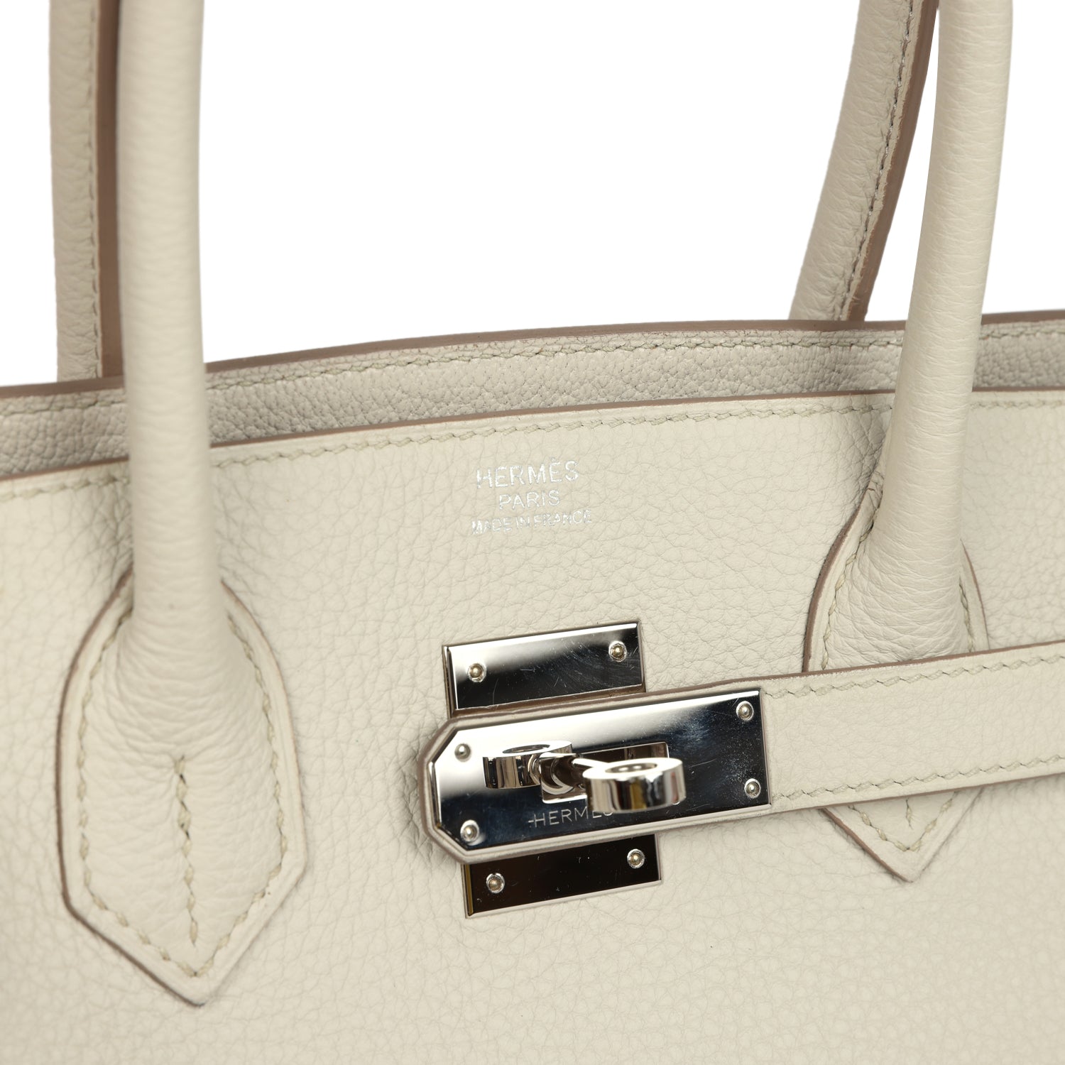 Birkin 30 Beton Togo and Swift Palladium Hardware Bag