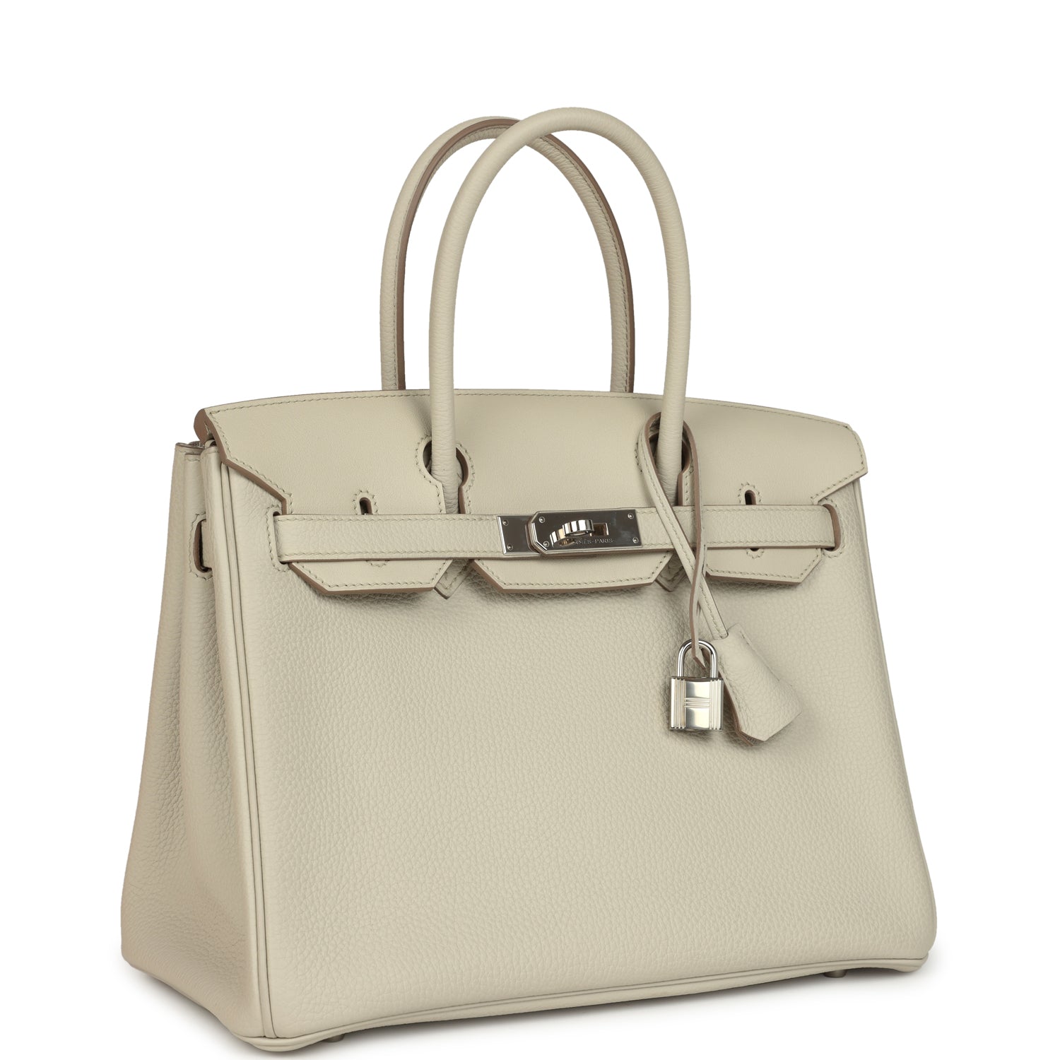 Birkin 30 Beton Togo and Swift Palladium Hardware Bag