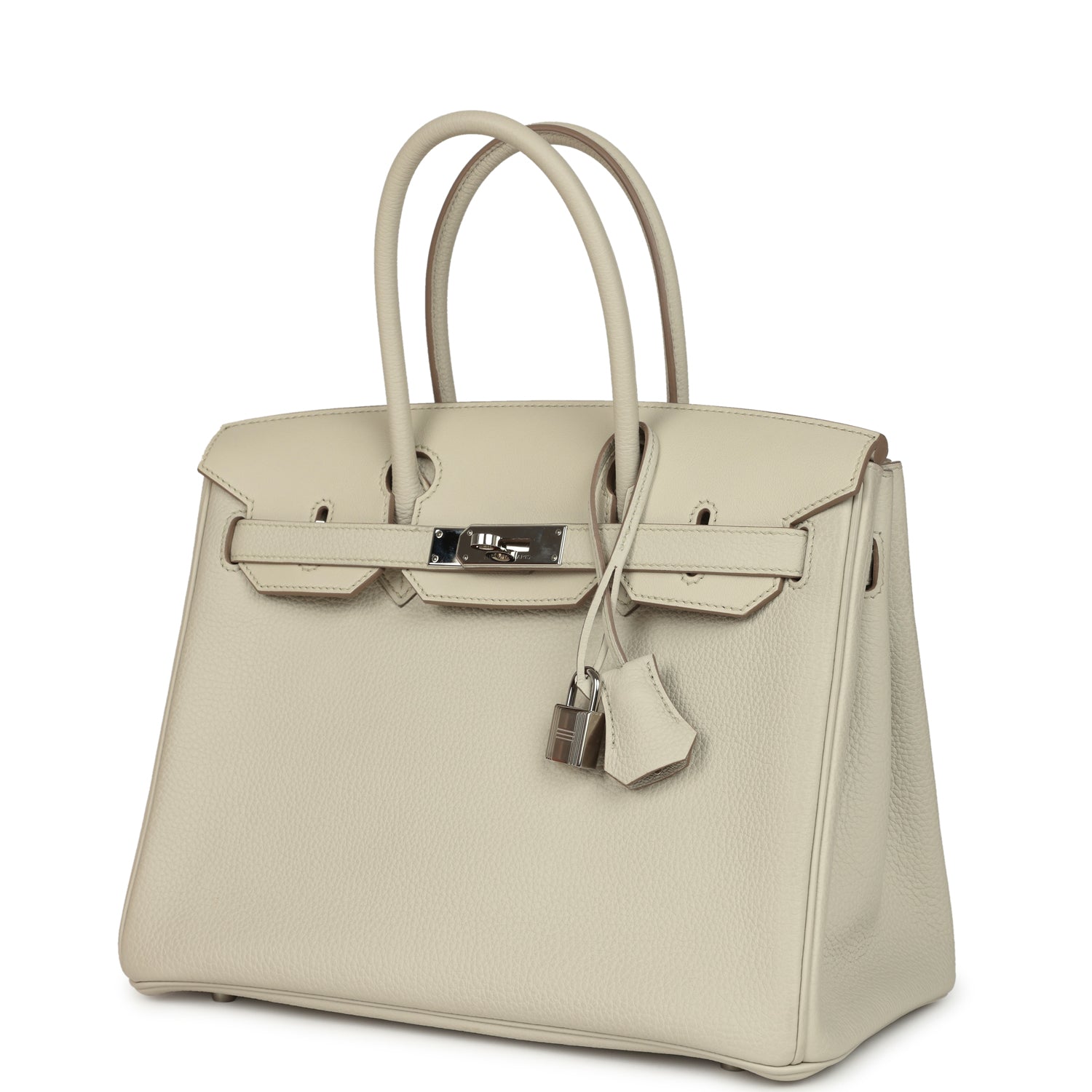 Birkin 30 Beton Togo and Swift Palladium Hardware Bag