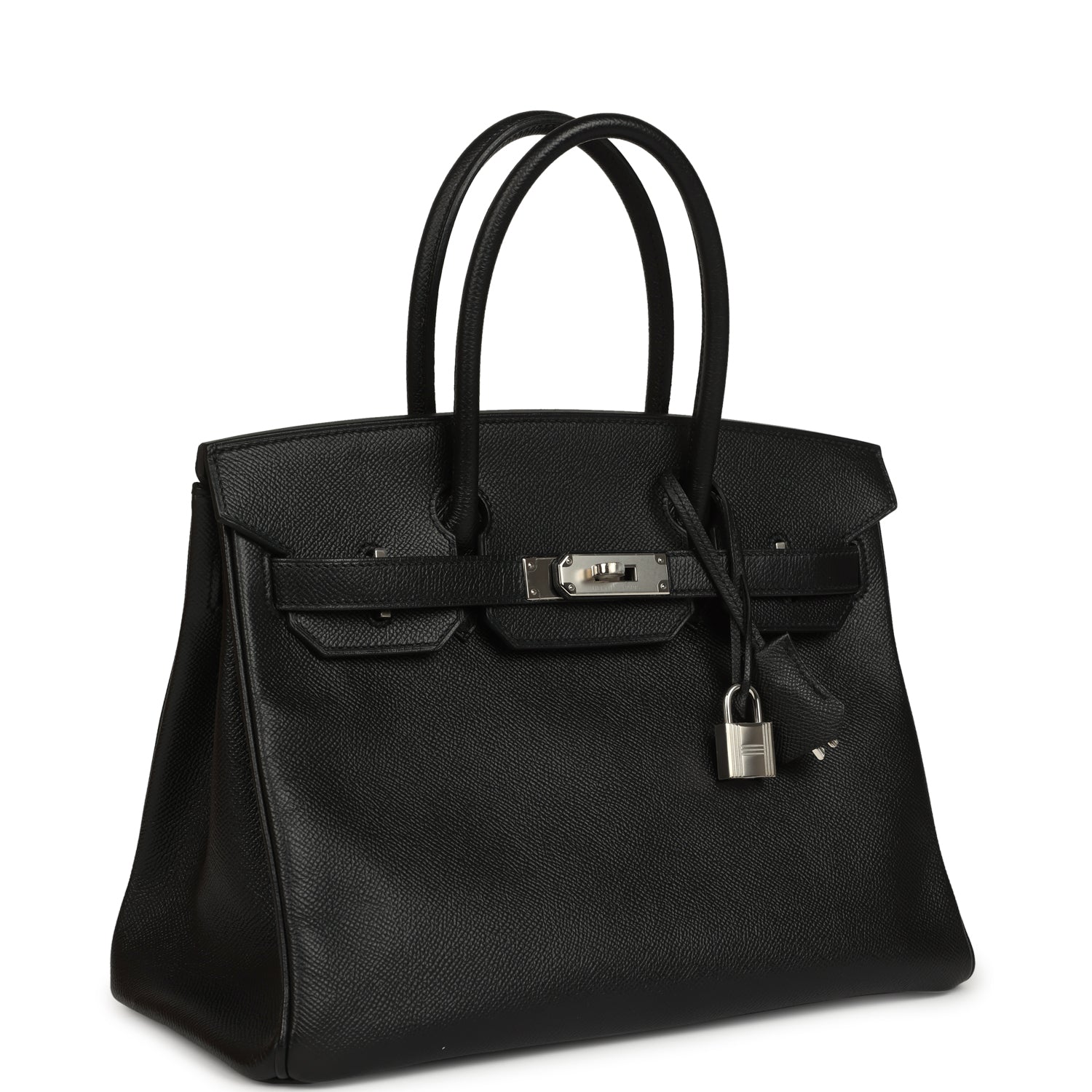Birkin 30 Black Epsom Palladium Hardware Bag