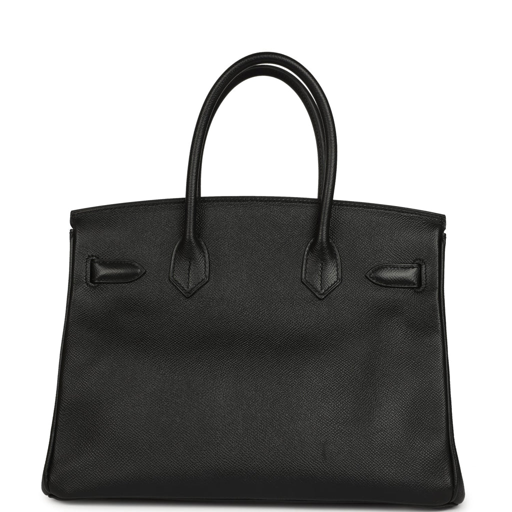 Birkin 30 Black Epsom Palladium Hardware Bag