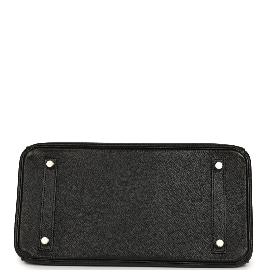 Birkin 30 Black Epsom Palladium Hardware Bag