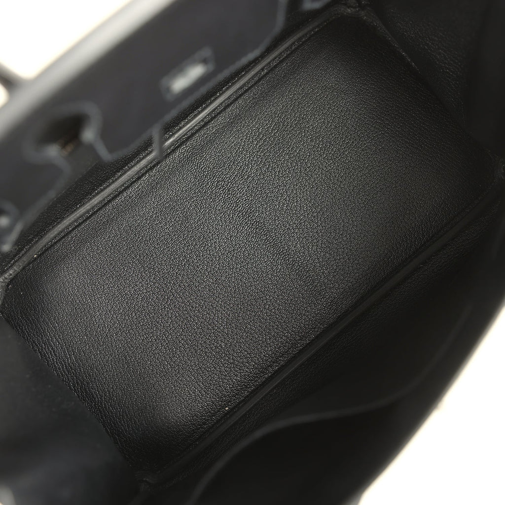 Birkin 30 Black Epsom Palladium Hardware Bag