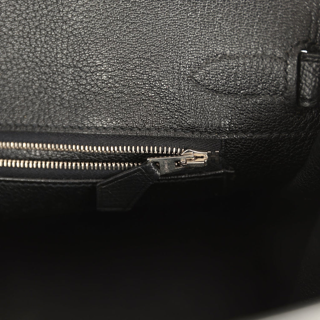 Birkin 30 Black Epsom Palladium Hardware Bag