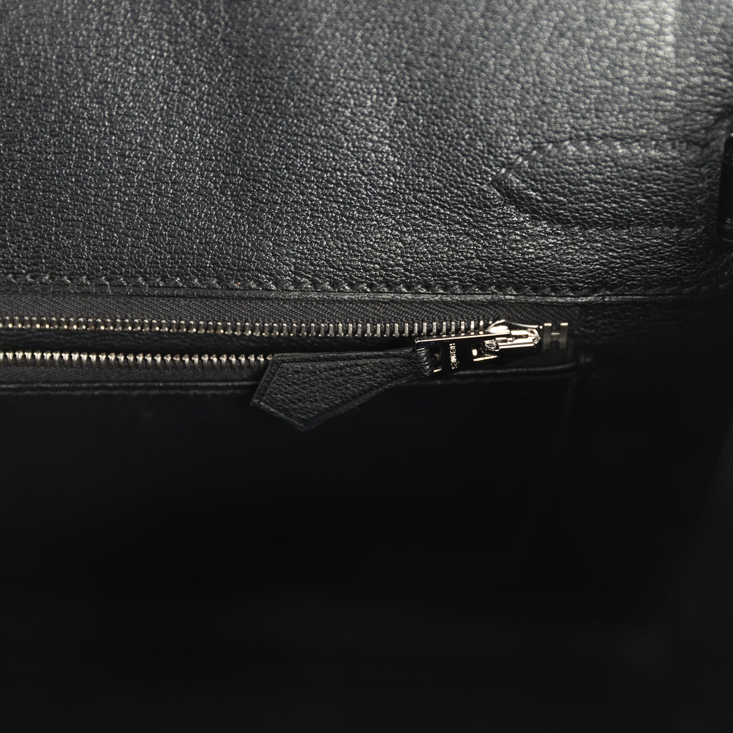 Birkin 30 Black Shiny Crocodile Niloticus Palladium Hardware Bag