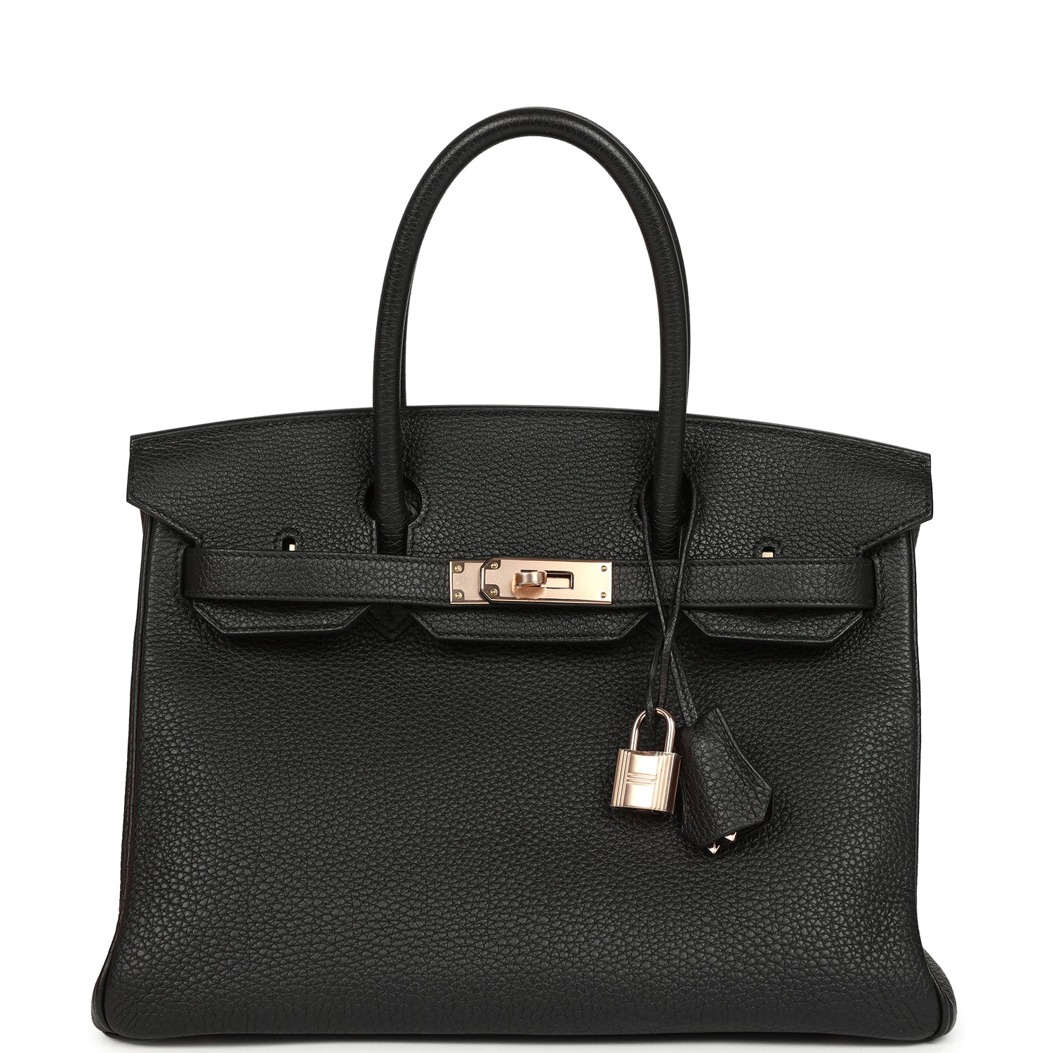 Birkin 30 Black Togo Rose Gold Hardware Bag