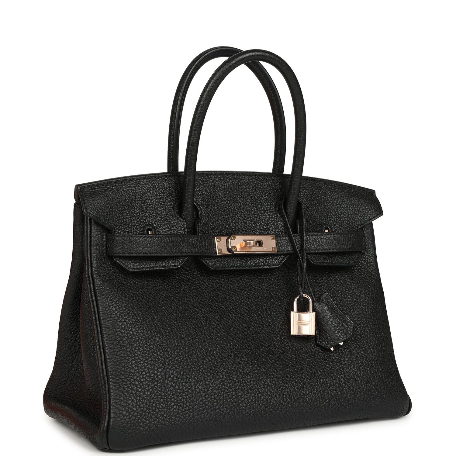 Birkin 30 Black Togo Rose Gold Hardware Bag