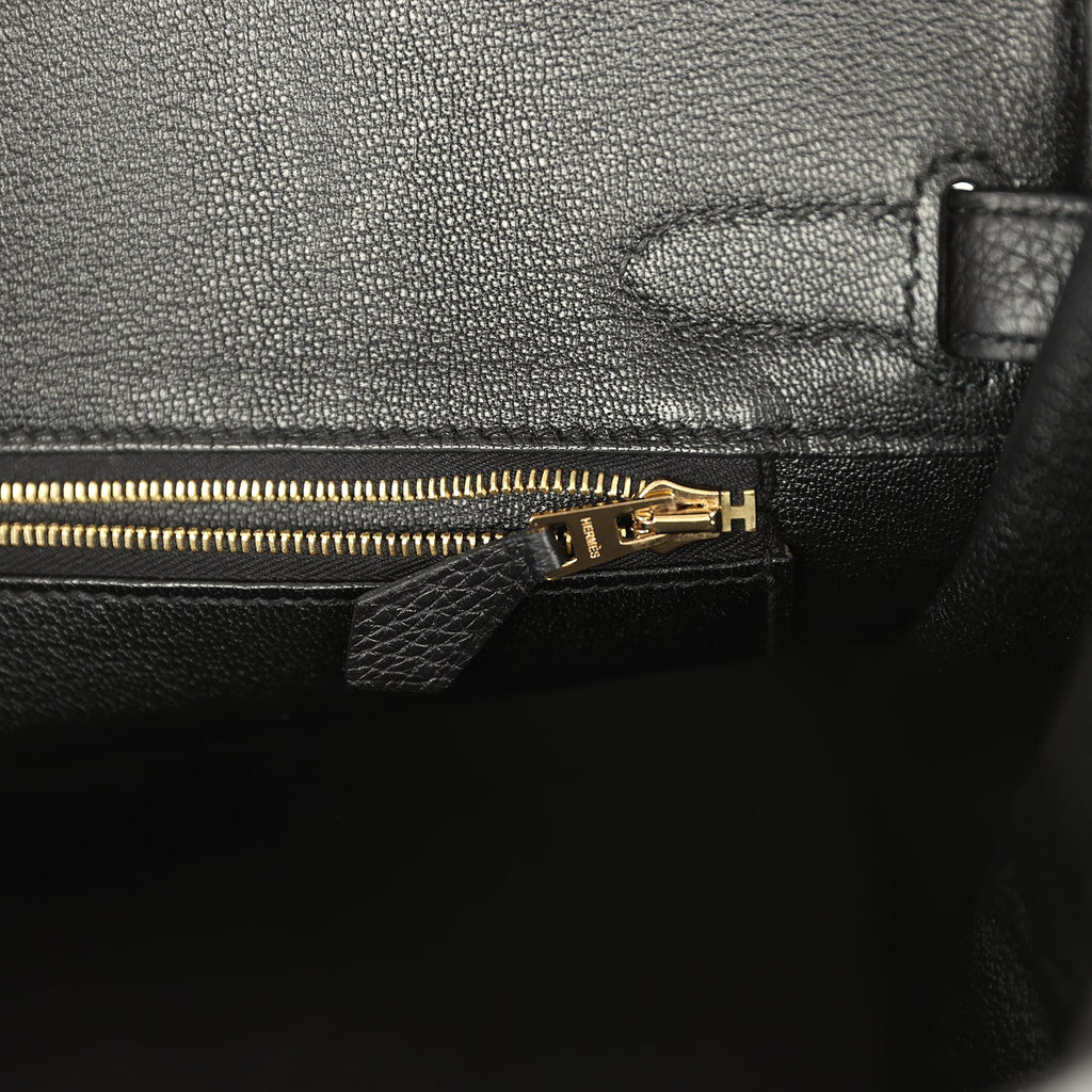 Birkin 30 Black Togo Rose Gold Hardware Bag
