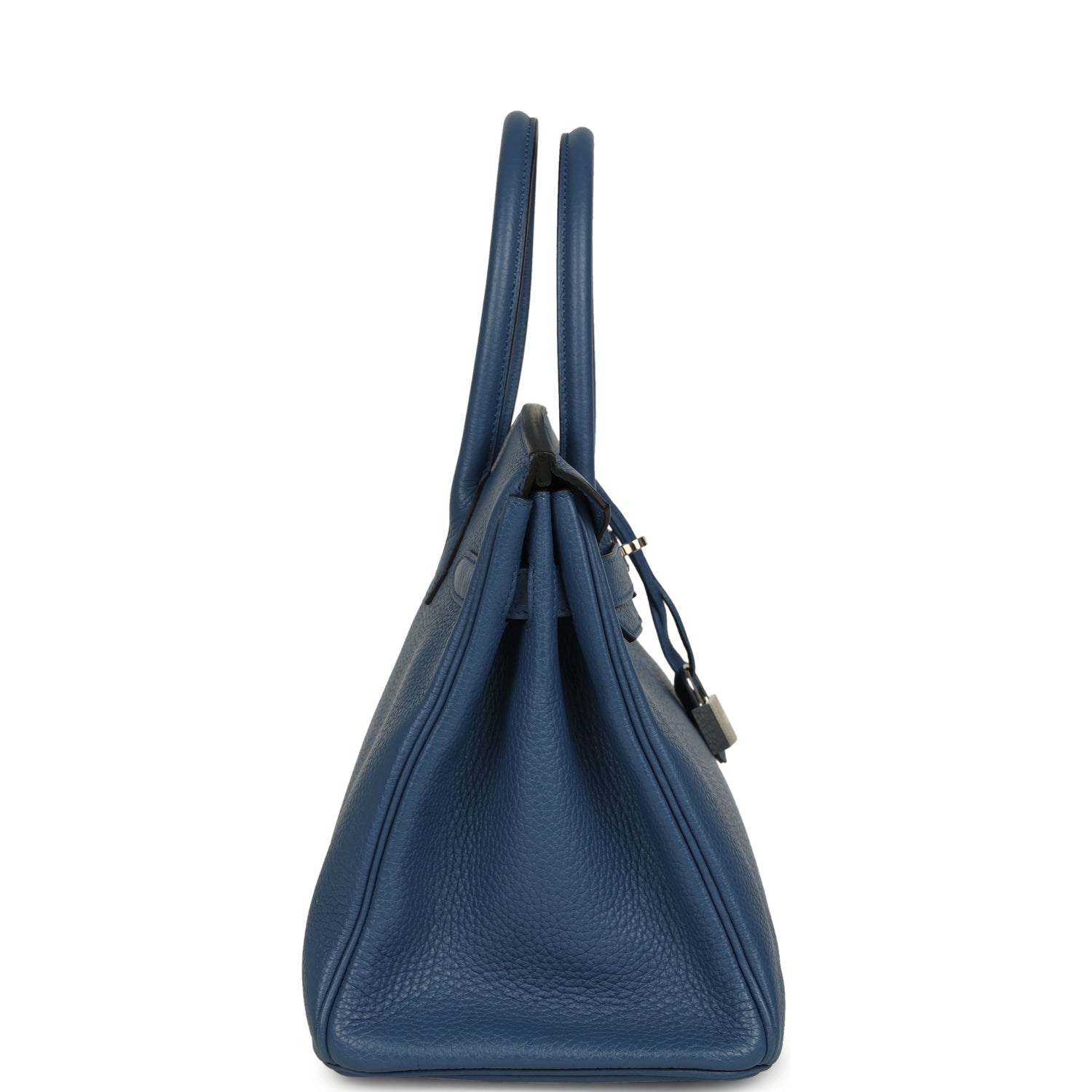 Birkin 30 Bleu Agate Clemence Palladium Hardware Bag