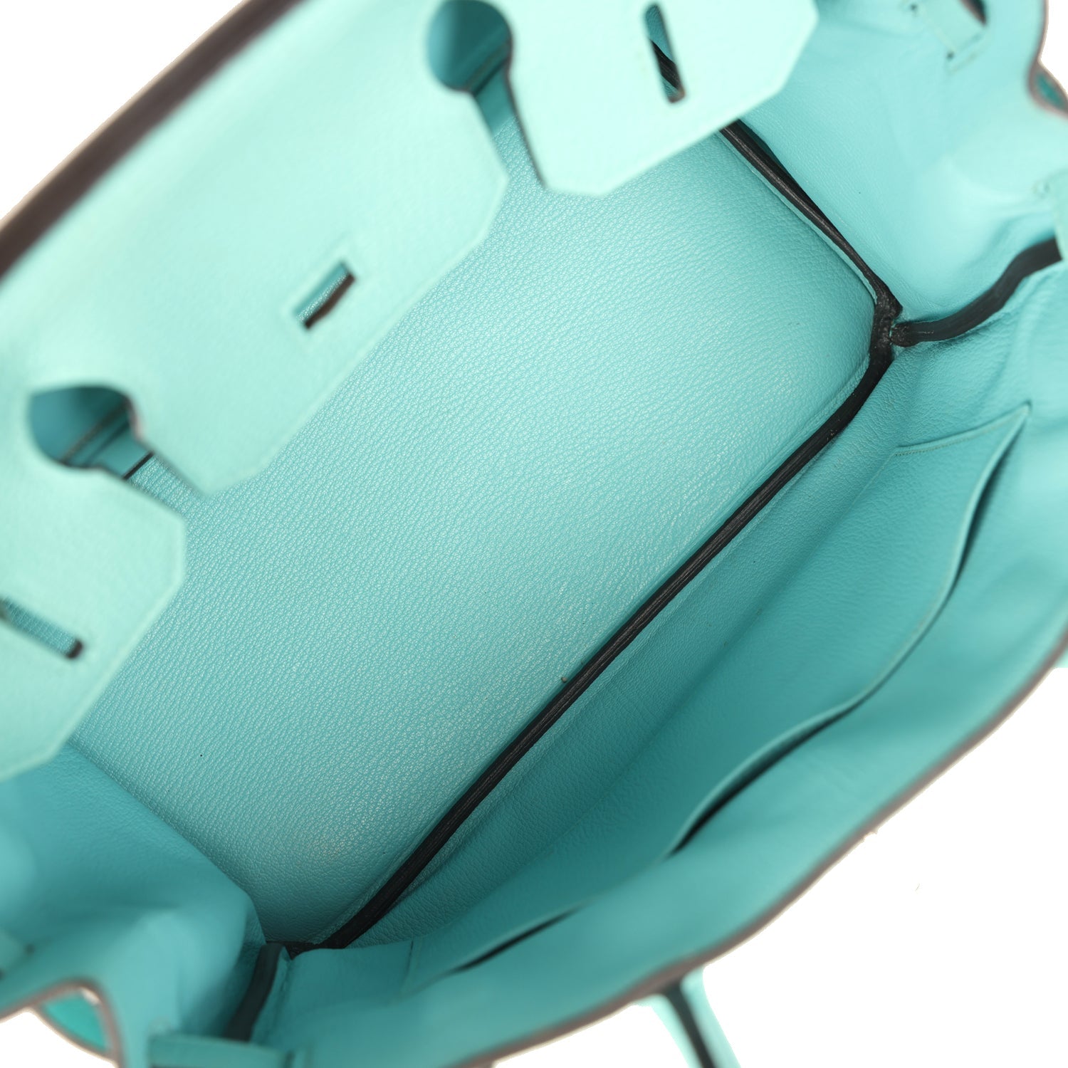 Birkin 30 Bleu Atoll Togo Palladium Hardware Bag