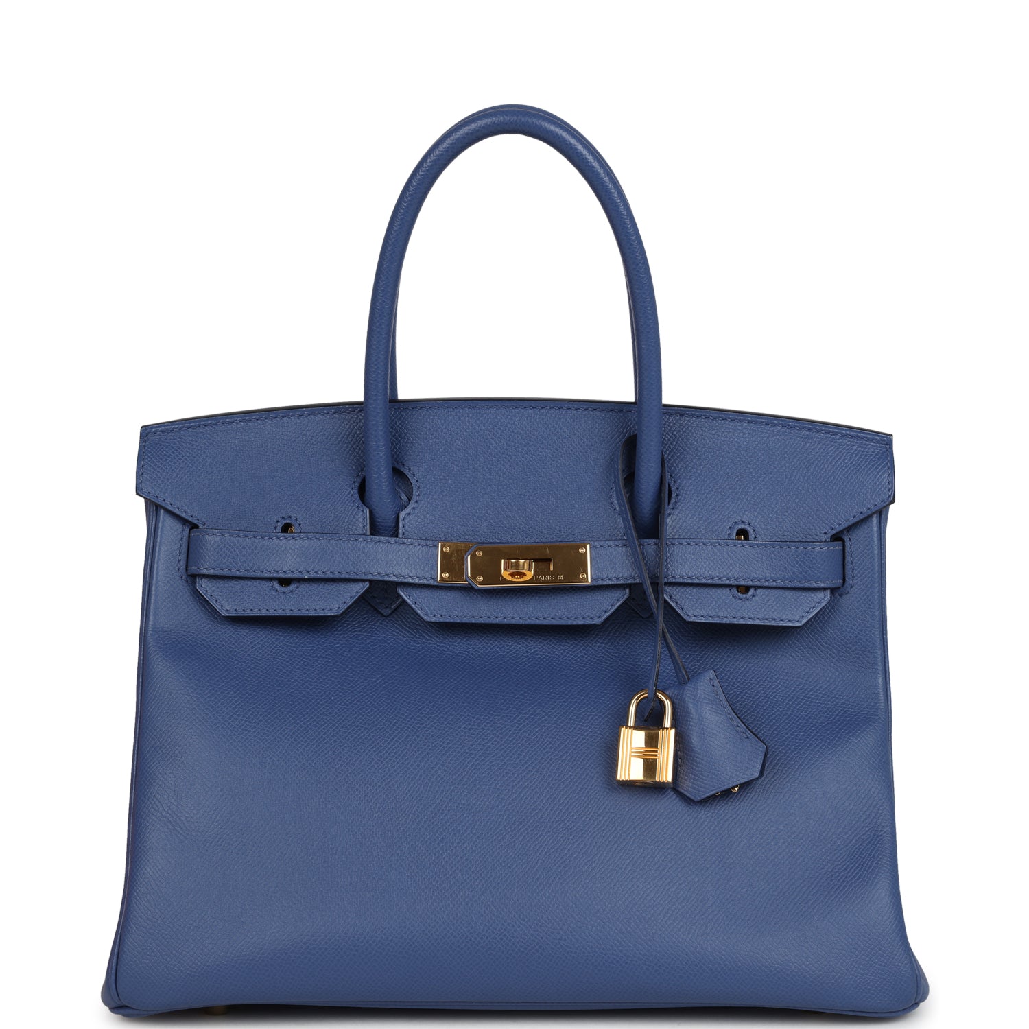Birkin 30 Bleu Brighton Epsom Gold Hardware Bag