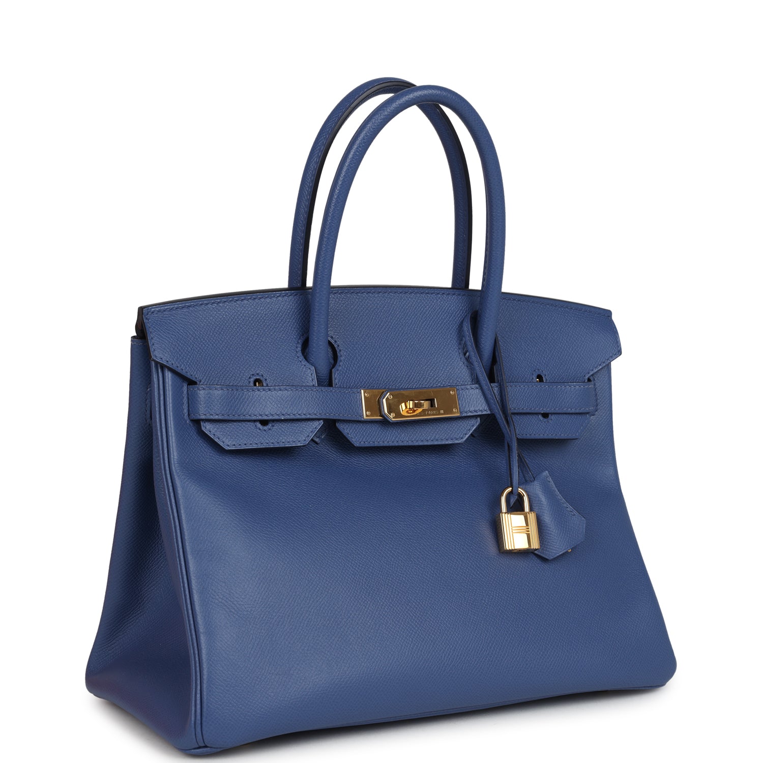 Birkin 30 Bleu Brighton Epsom Gold Hardware Bag