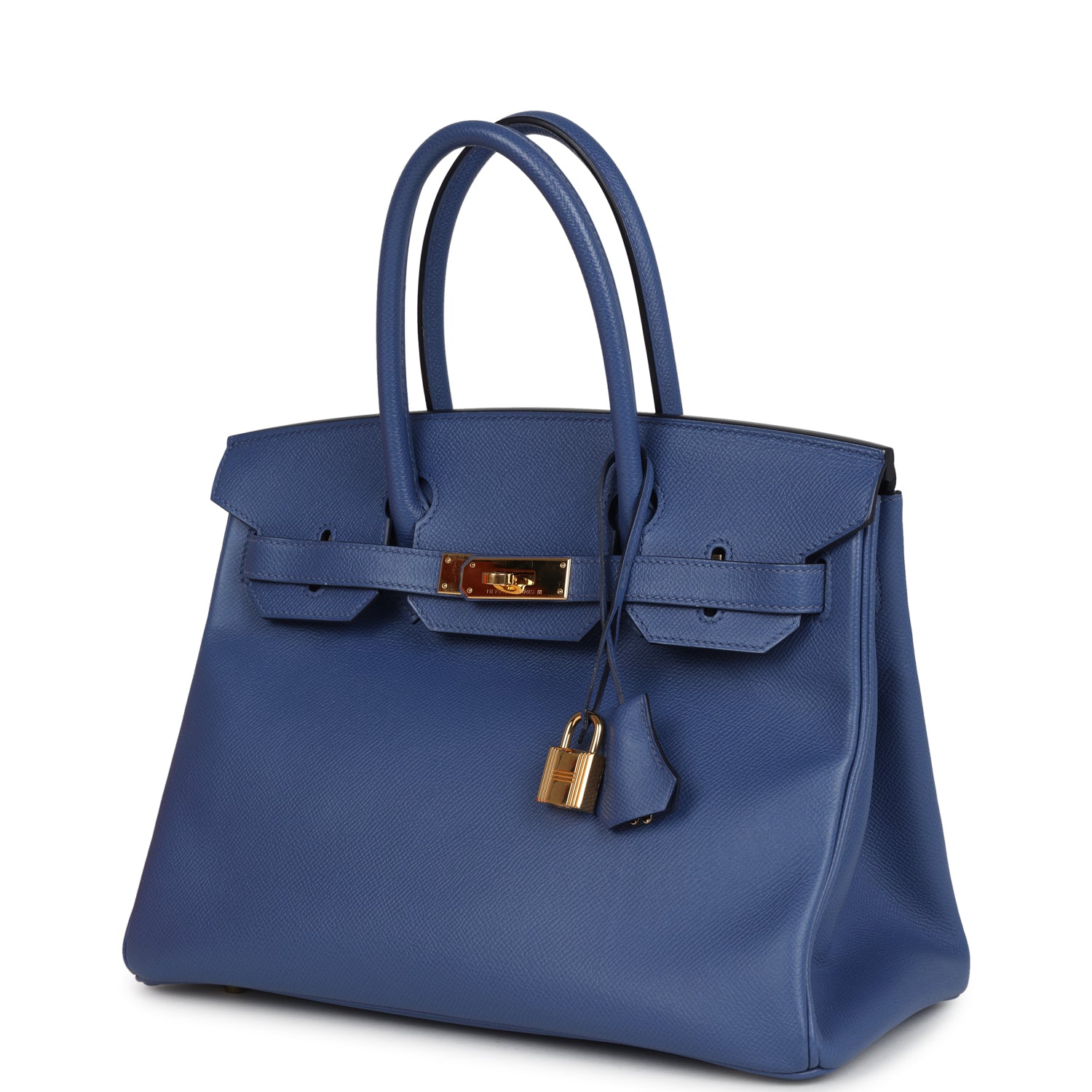 Birkin 30 Bleu Brighton Epsom Gold Hardware Bag