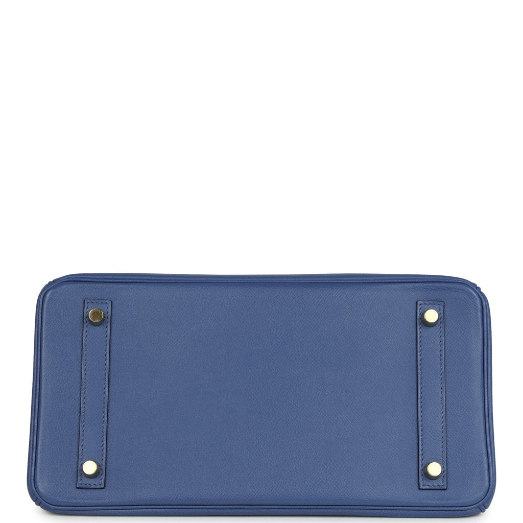 Birkin 30 Bleu Brighton Epsom Gold Hardware Bag