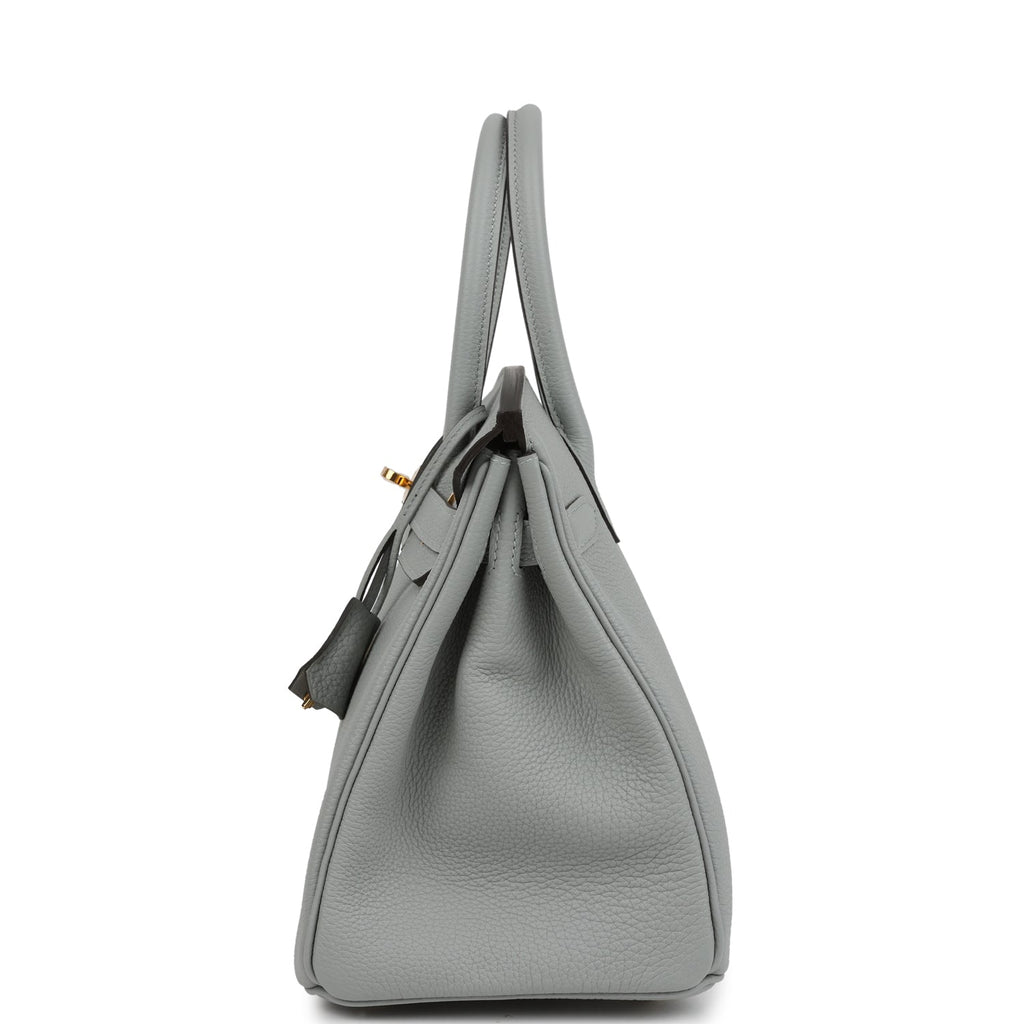 Birkin 30 Bleu Glacier Togo Gold Hardware Bag