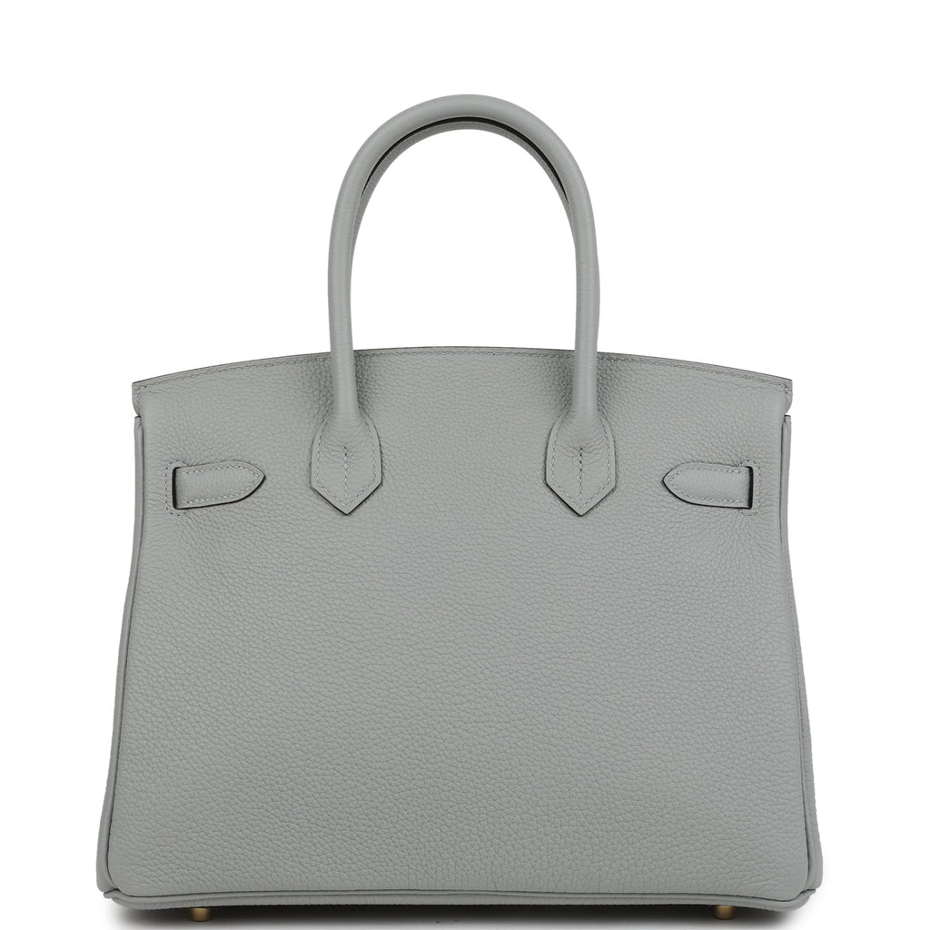 Birkin 30 Bleu Glacier Togo Gold Hardware Bag