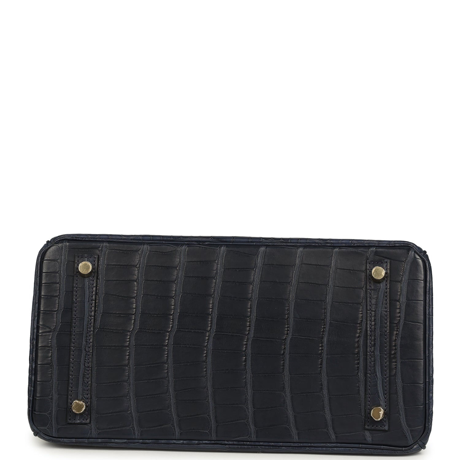 Birkin 30 Bleu Indigo Matte Alligator Gold Hardware Bag