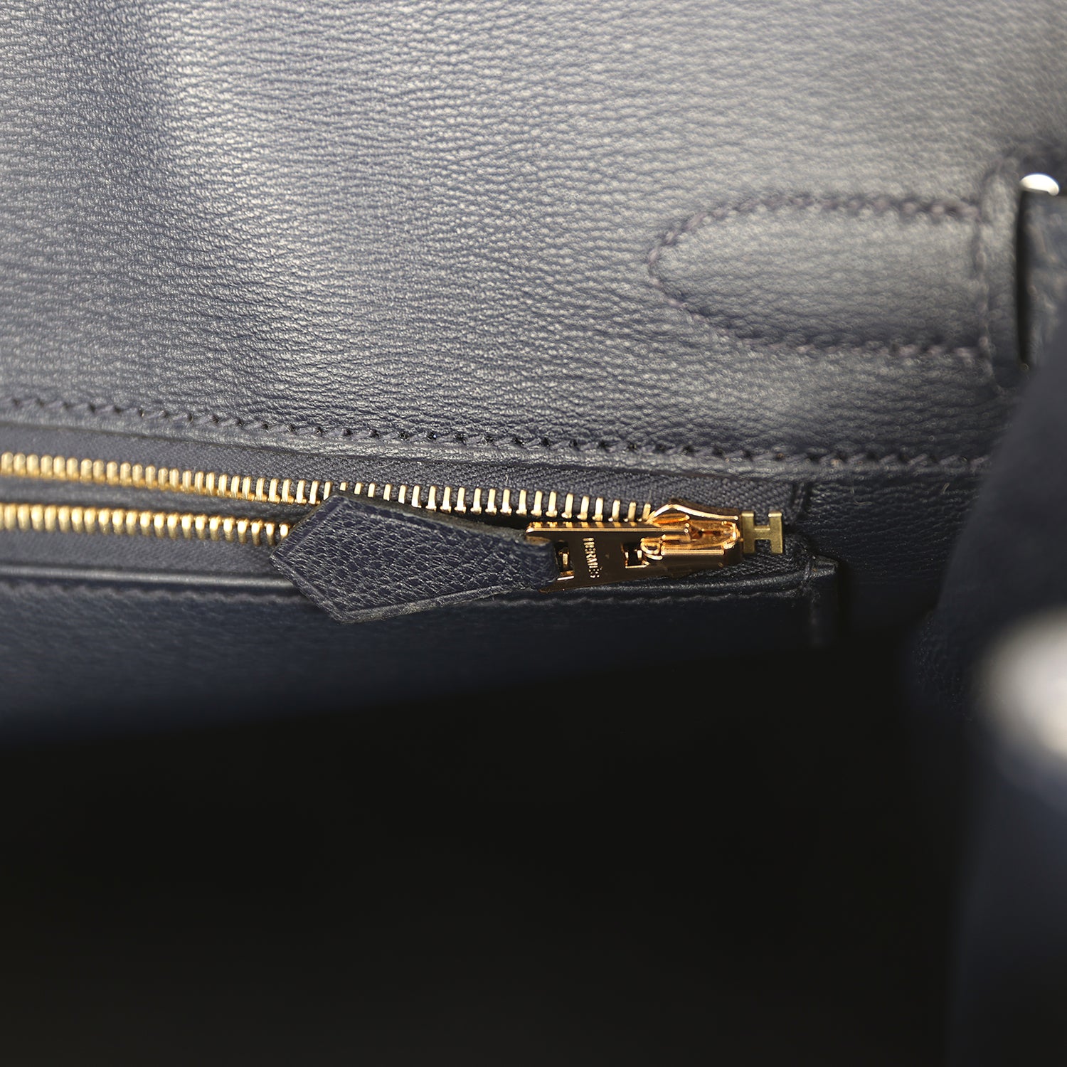 Birkin 30 Bleu Indigo Matte Alligator Gold Hardware Bag