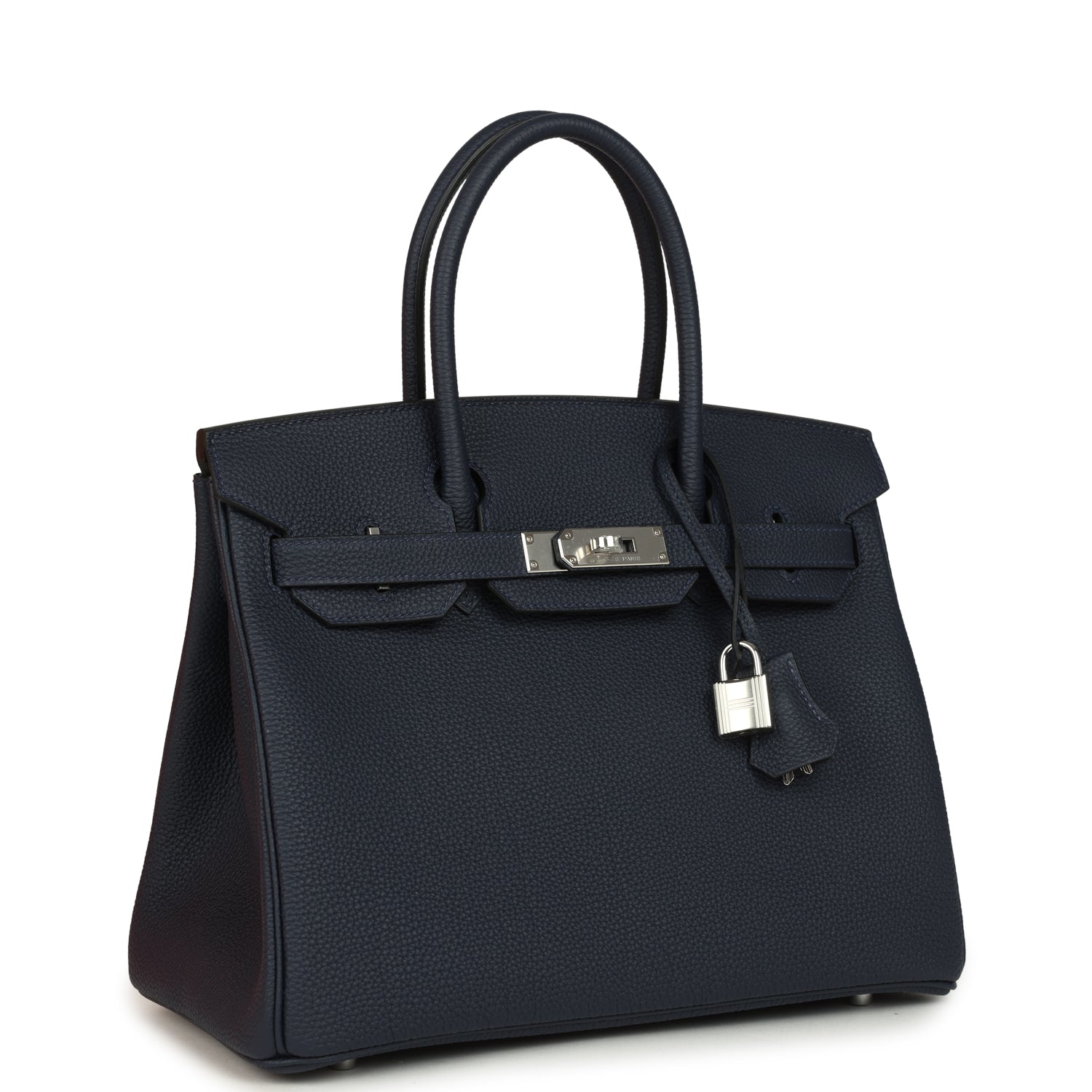 Birkin 30 Bleu Nuit Togo Palladium Hardware Bag