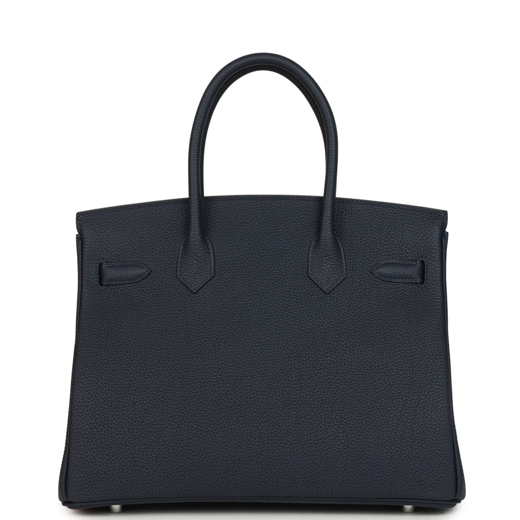 Birkin 30 Bleu Nuit Togo Palladium Hardware Bag
