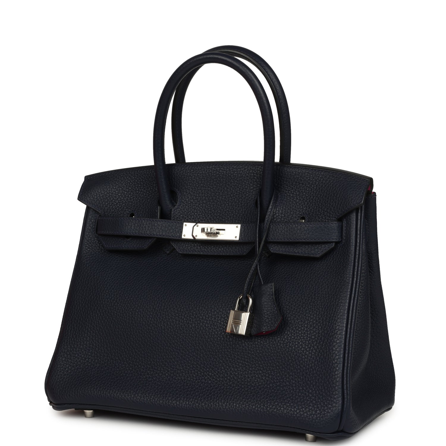 Birkin 30 Bleu Nuit Verso Togo Palladium Hardware Bag