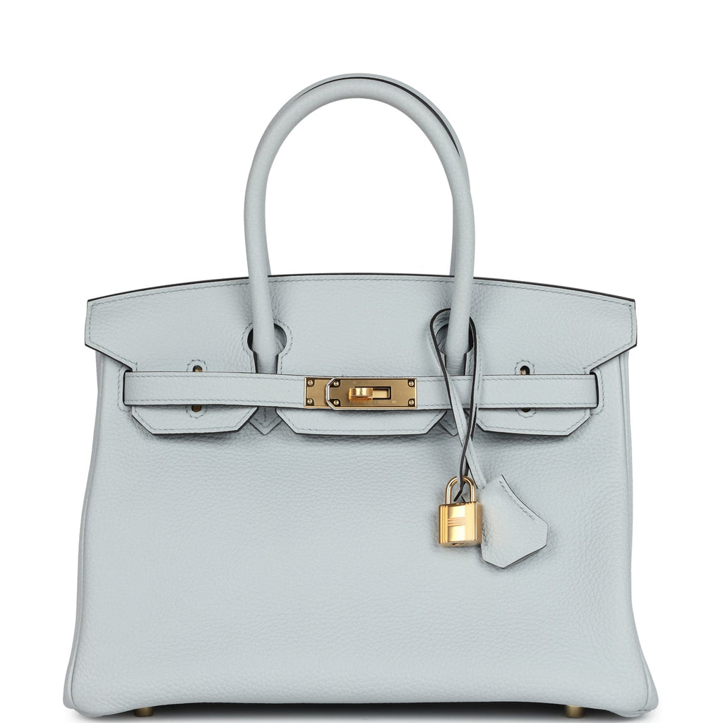 Birkin 30 Bleu Pale Togo Gold Hardware Bag
