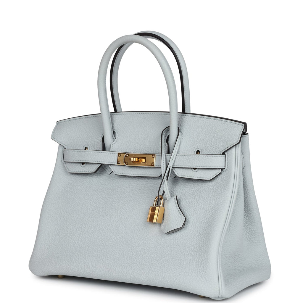 Birkin 30 Bleu Pale Togo Gold Hardware Bag