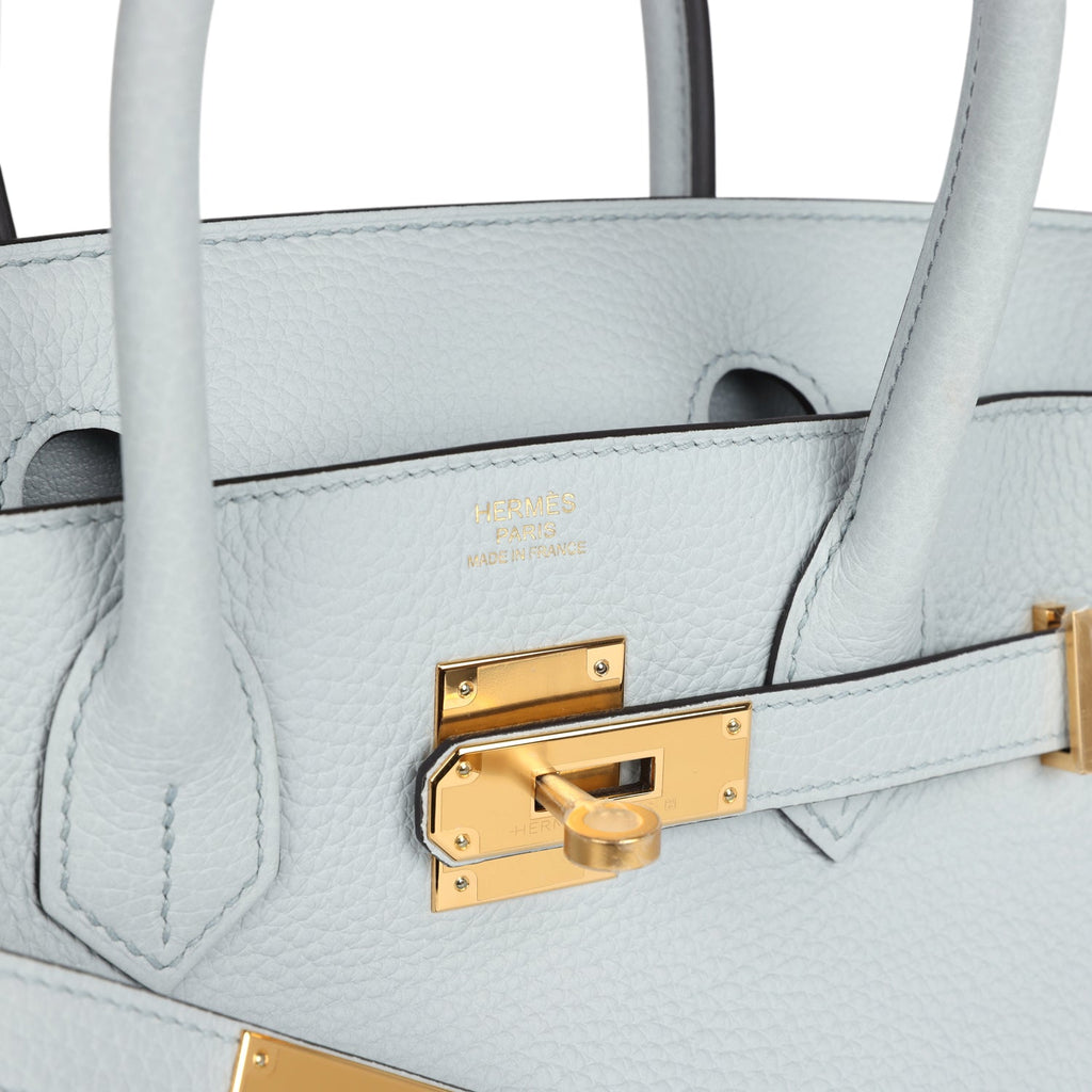 Birkin 30 Bleu Pale Togo Gold Hardware Bag