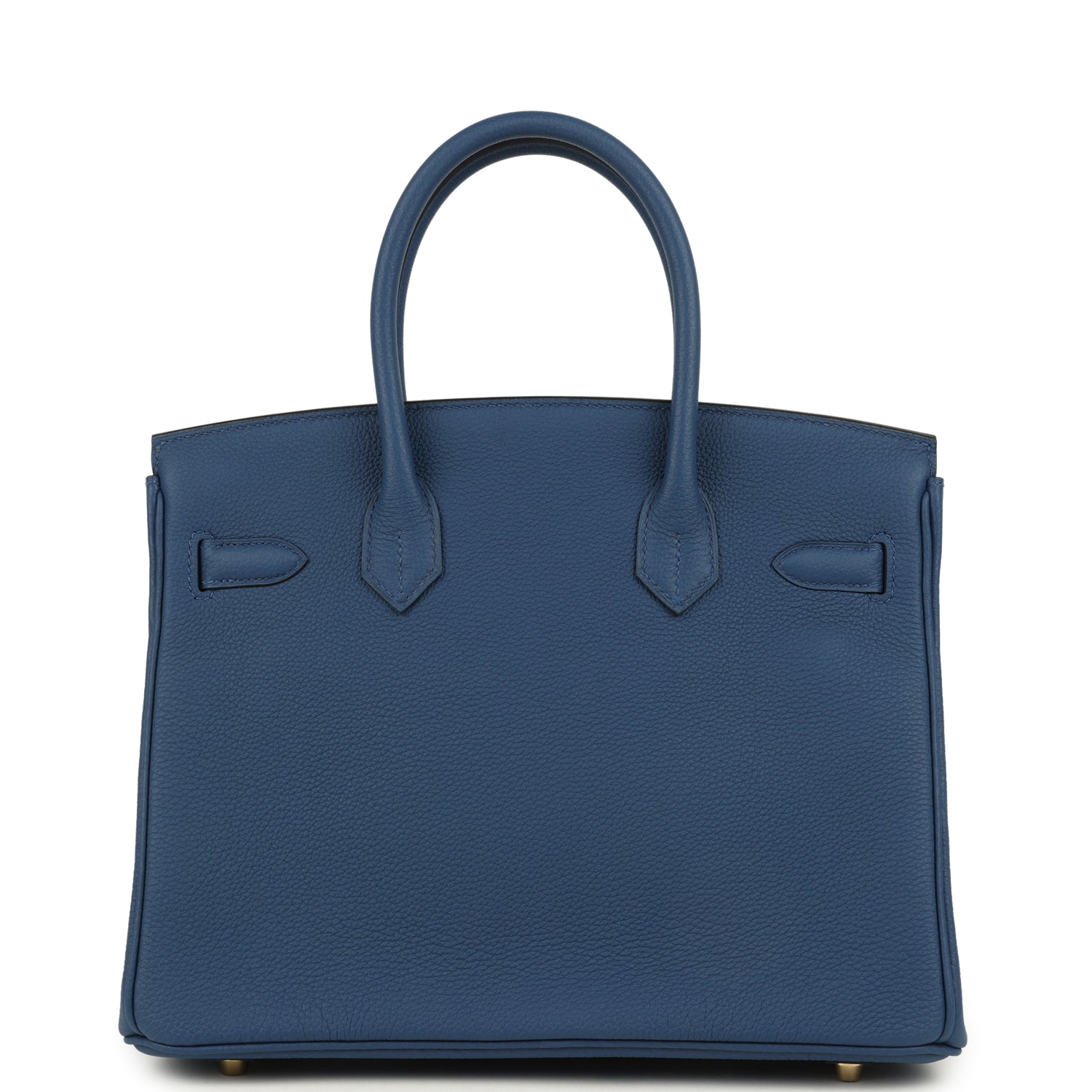 Birkin 30 Bleu Tie Togo Permabrass Hardware Bag