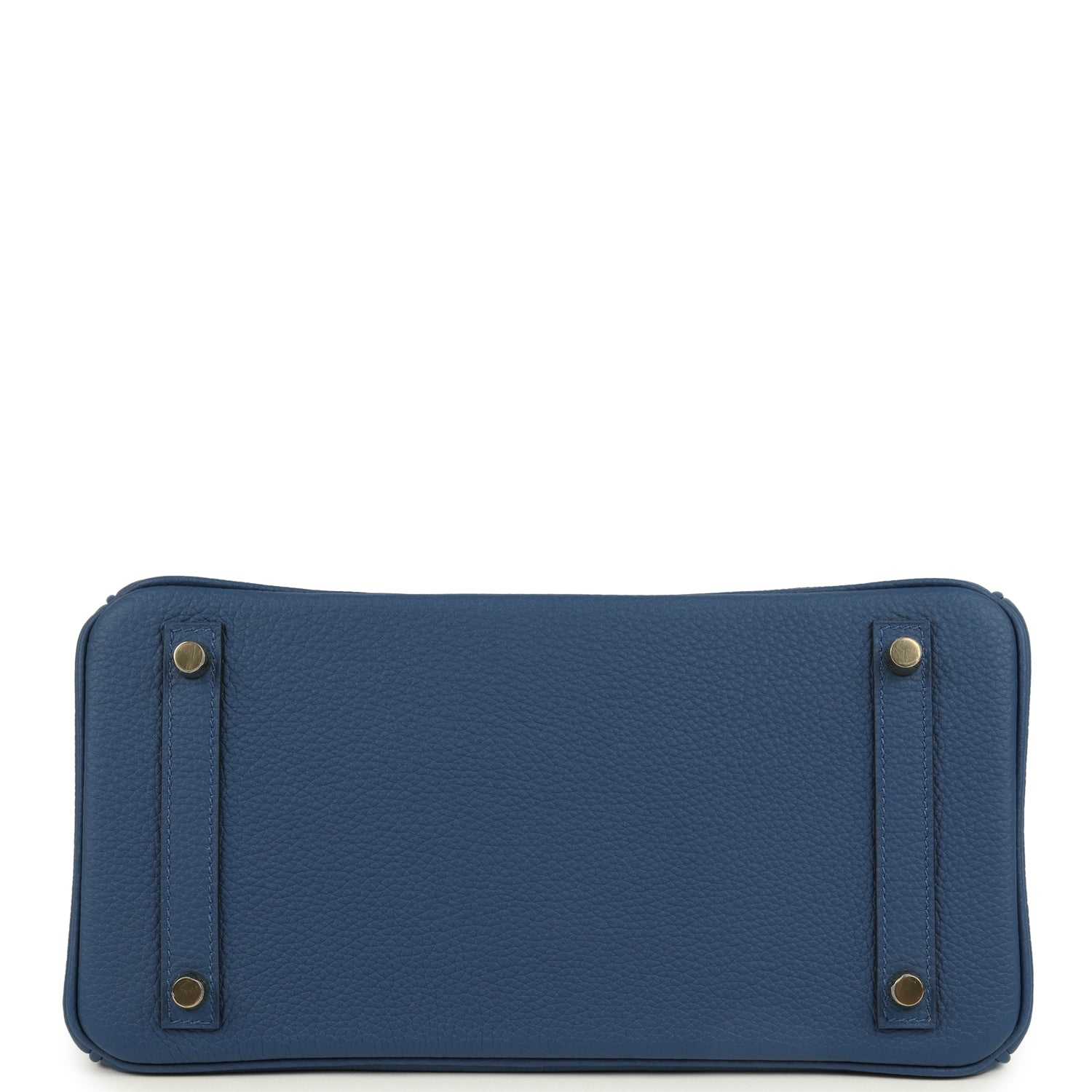 Birkin 30 Bleu Tie Togo Permabrass Hardware Bag