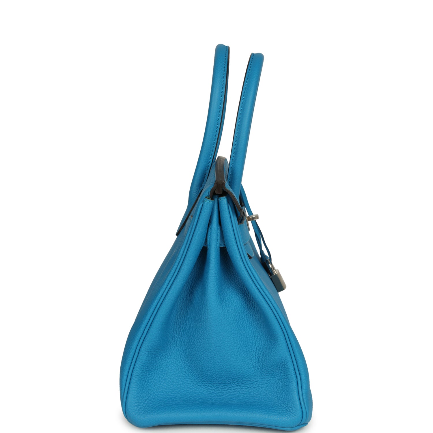 Birkin 30 Bleu Zanzibar Verso Togo Palladium Hardware Bag