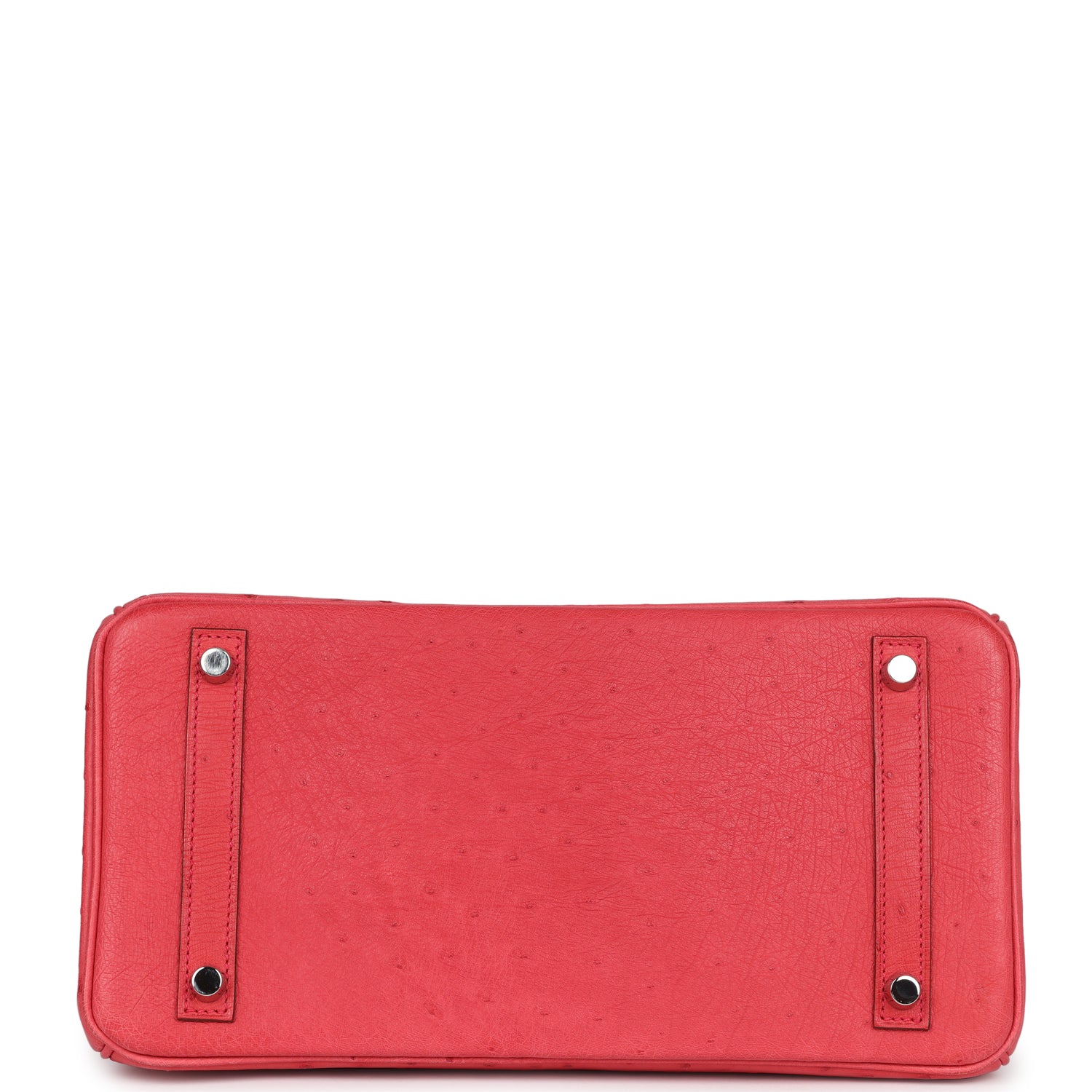 Birkin 30 Bougainvillea Ostrich Palladium Hardware Bag