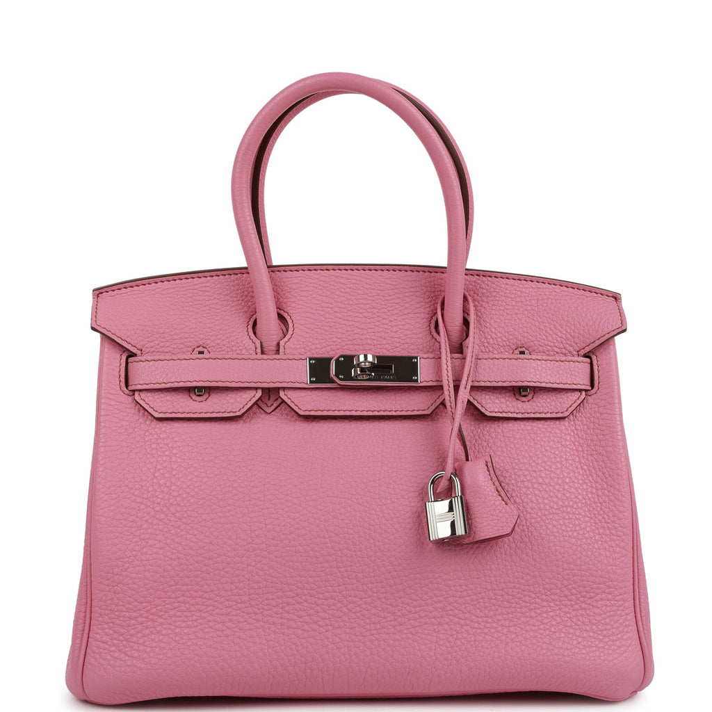 Birkin 30 Bubblegum Togo Palladium Hardware Bag