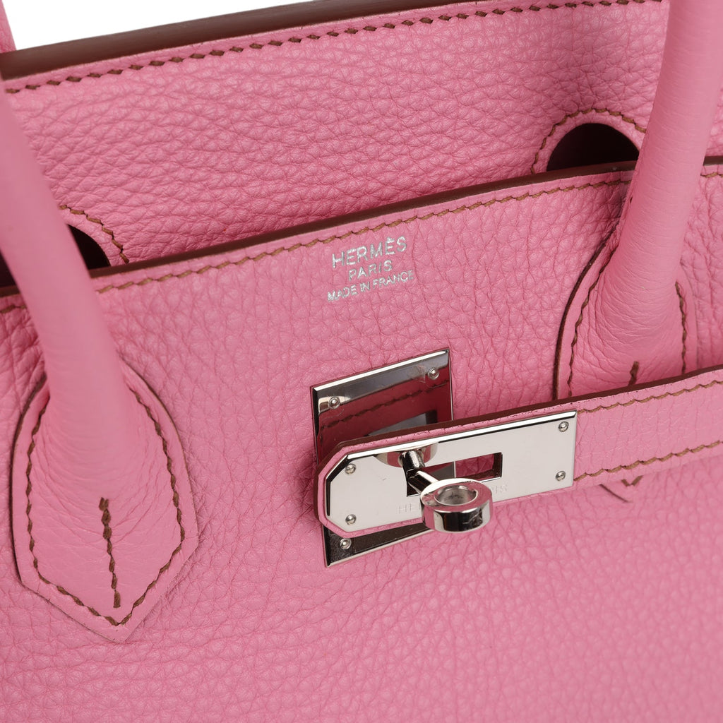 Birkin 30 Bubblegum Togo Palladium Hardware Bag