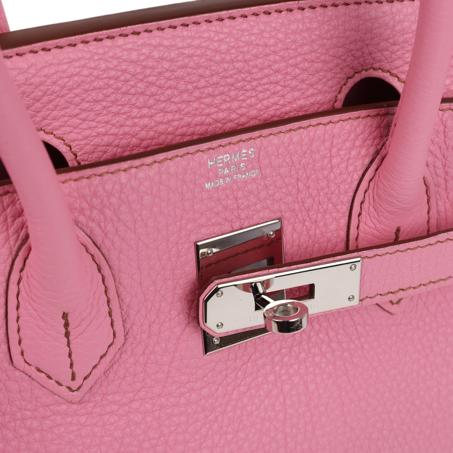 Birkin 30 Bubblegum Togo Palladium Hardware Bag