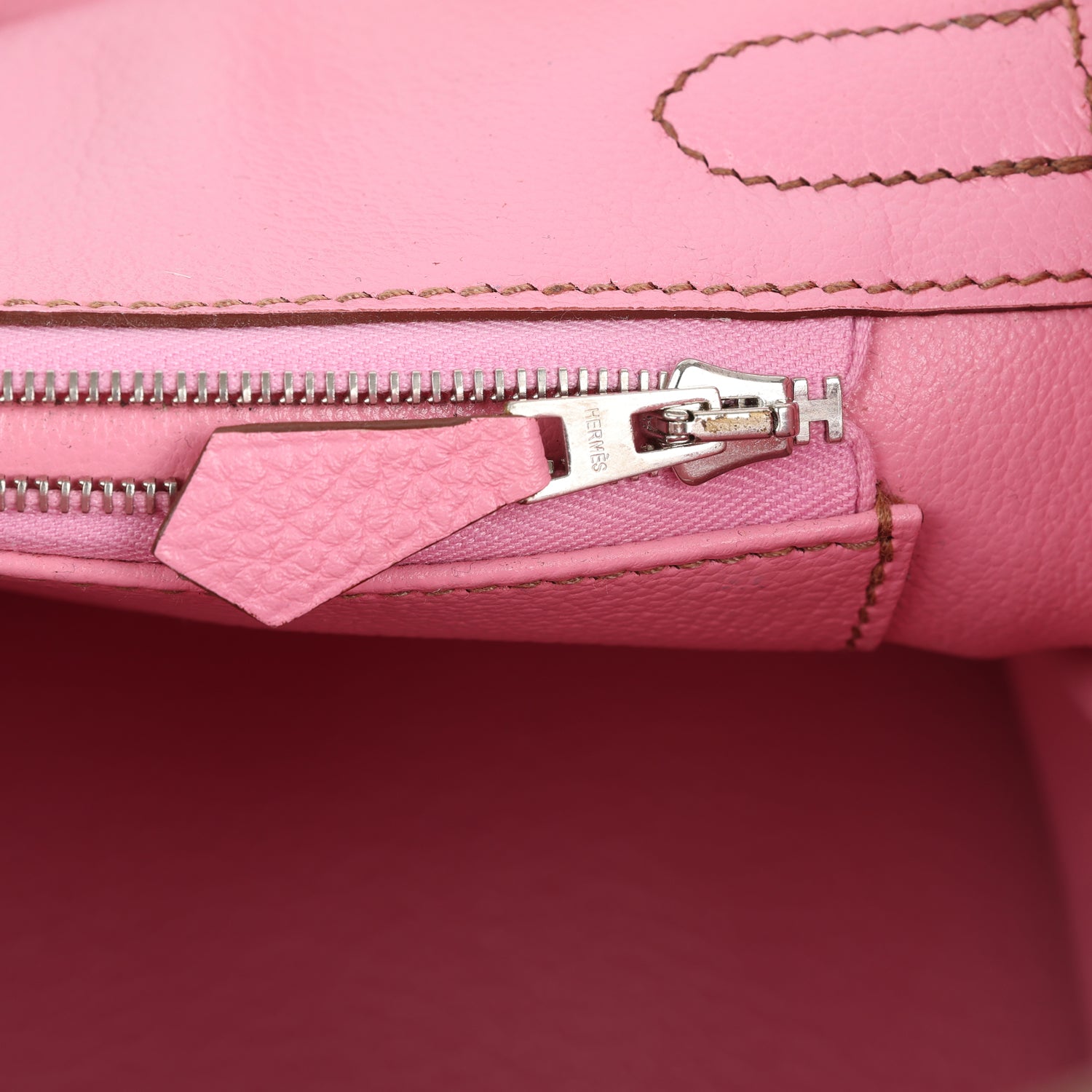Birkin 30 Bubblegum Togo Palladium Hardware Bag
