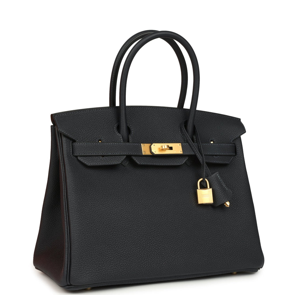 Birkin 30 Caban Togo Brushed Gold Hardware Bag